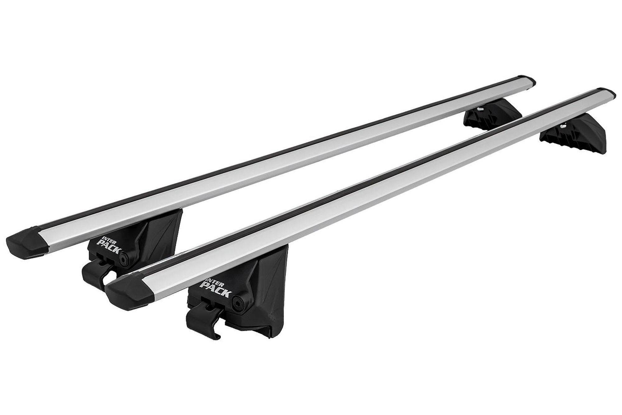 Green Valley – 2 Aluminium-Dachträger Edge 112 cm – Fahrzeuge mit geschlossener