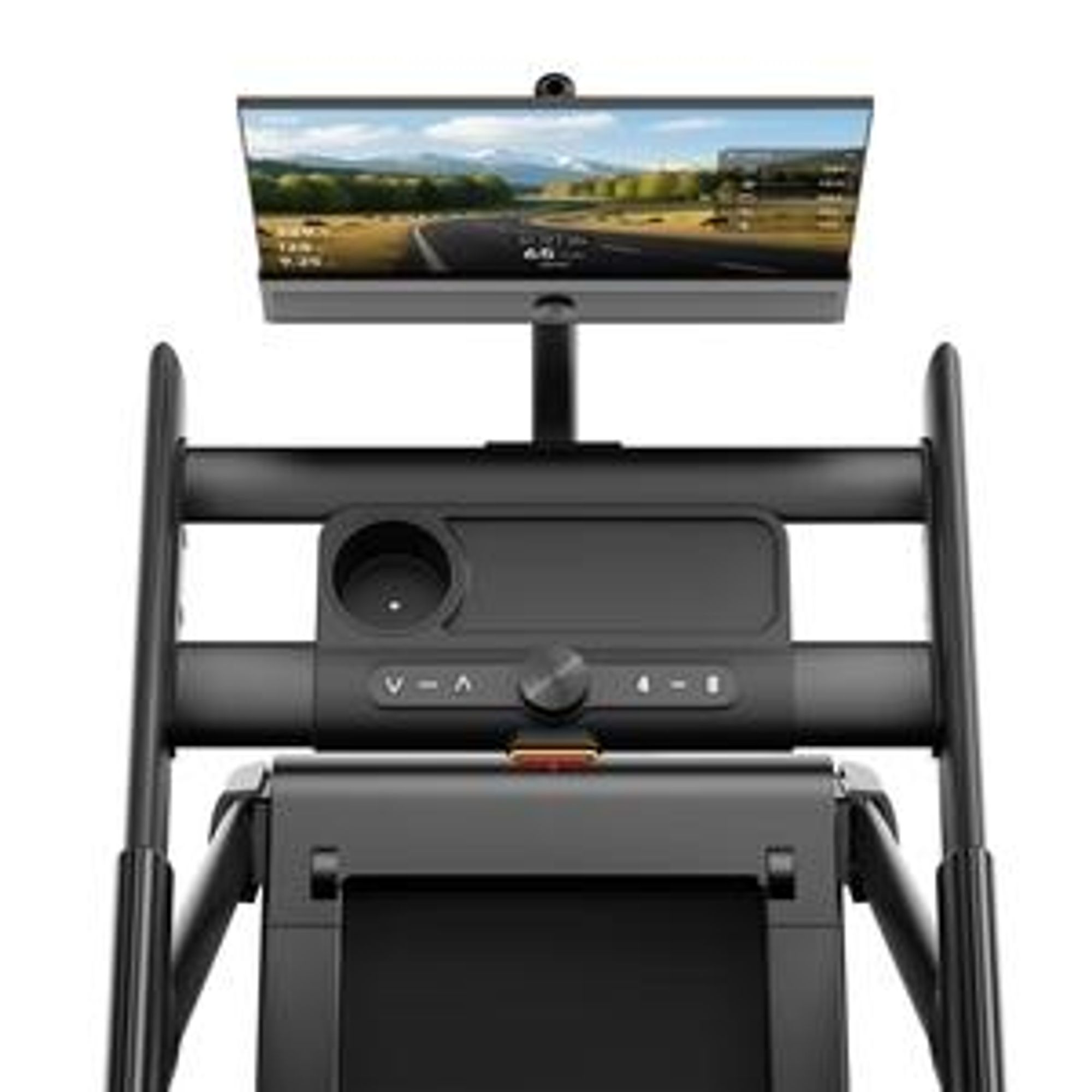 YESOUL T3 PLUS 21,5" FHD běžecký pás s 10% automatickým sklonem, bezkartáčovým motorem, otočnou 360° obrazovkou a zrcadlením, skládací