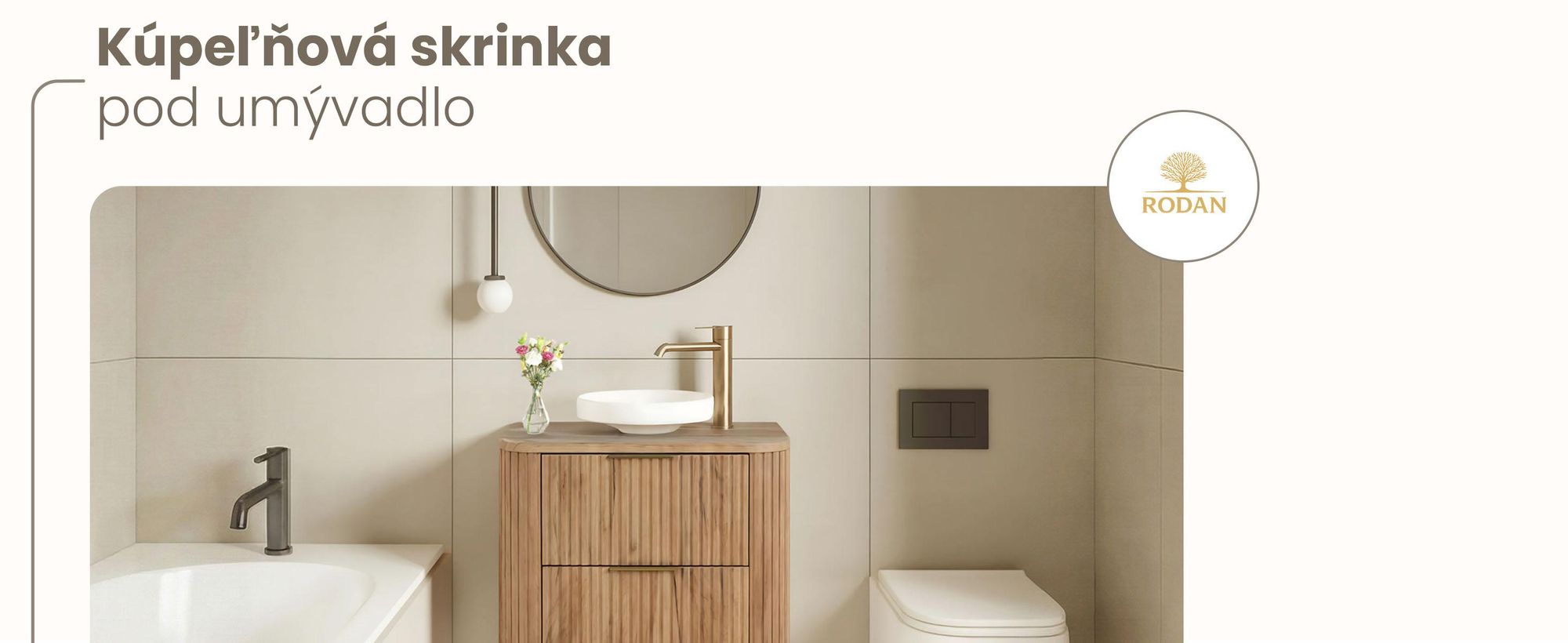 Kupelnova Skrinka 60 CM Hnedý Mat MDF 2 Zásuvky