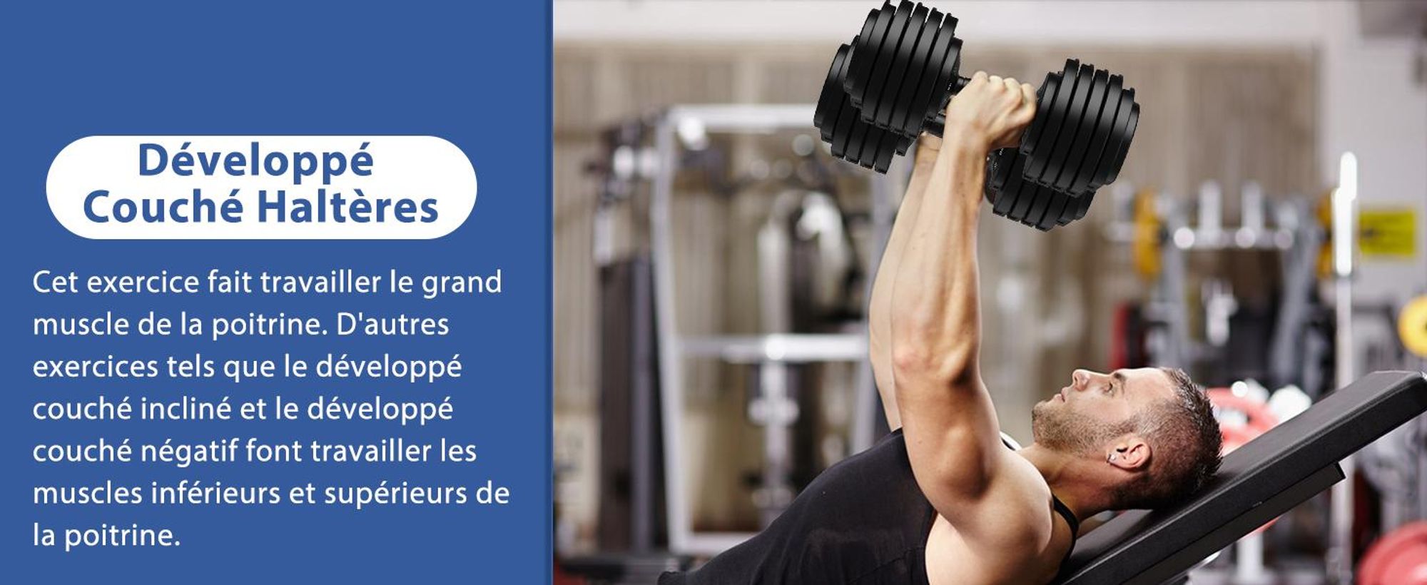 DH FitLife Haltères Réglables 4 à 25 KG, Ensemble 10 en 1, Poids Variables pour Musculation
