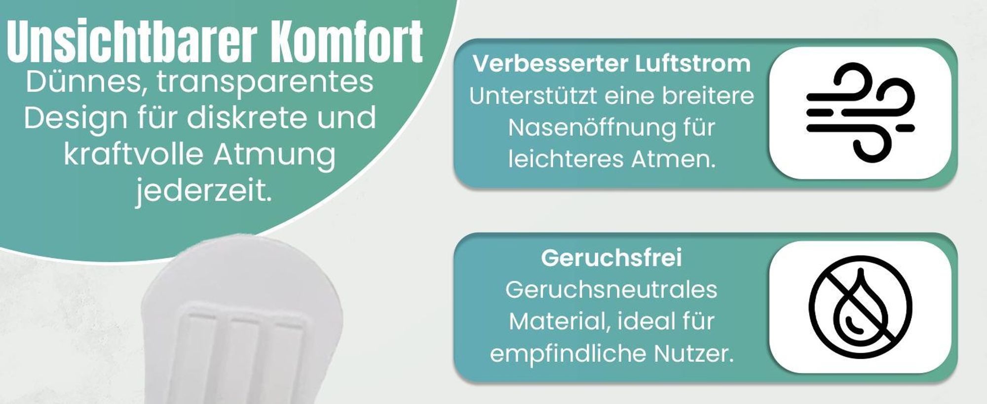 Perfekt-Schlafen24® 30x Stück Nasen Stripe Reduzieren | Natürliche Schlafpflaster für die Nacht | Hautfreundliche SchlafunterstützungSchnarchen