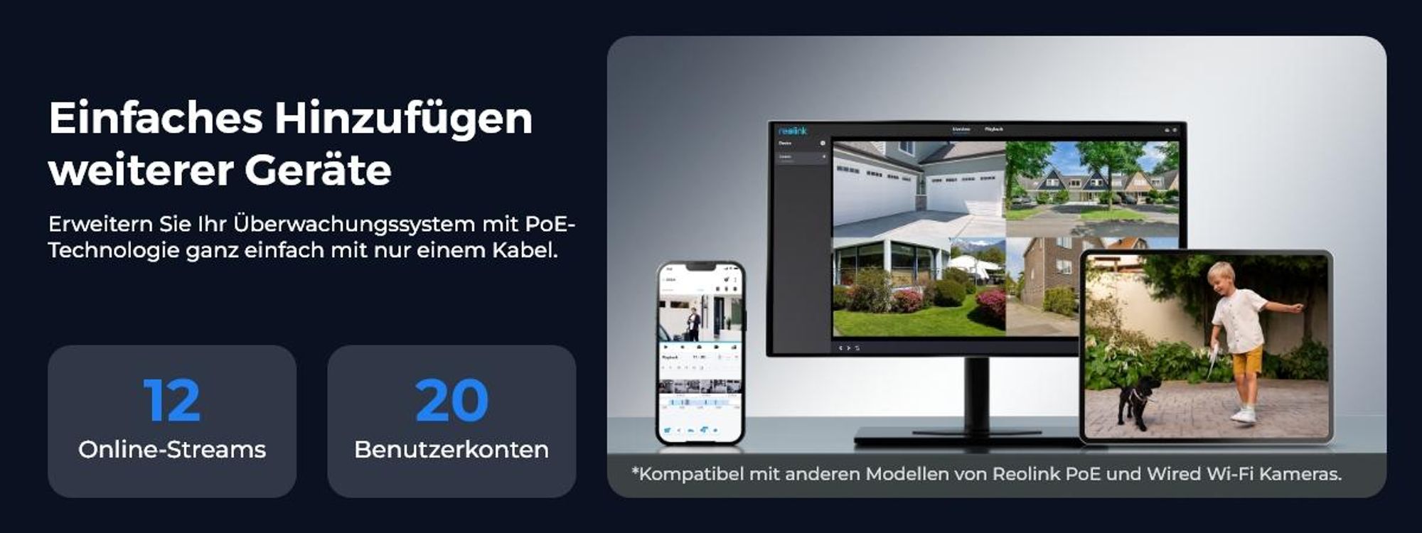 Reolink RLK8-1200V4 Überwachungssystem, 4X 6K 12MP IK10 PoE Überwachungskamera & 8CH 2TB HDD NVR, 145° Weitwinkel, Smarte Erkennung, Farbnachtsicht