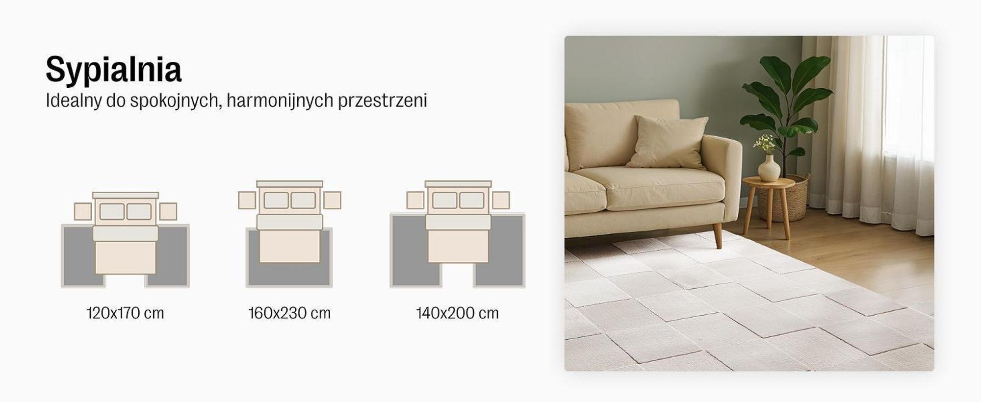 benuta dywan do salonu Claire Szary 200x300 cm dywan do salonu prostokątny wzór nowoczesny krótki włos skandynawski