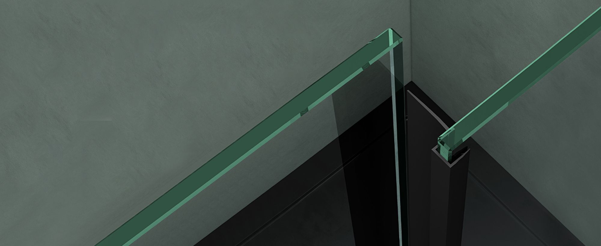 Die Türen sind mit PVC-Dichtungen abgedichtet, was das Austreten von Wasser verhindern.