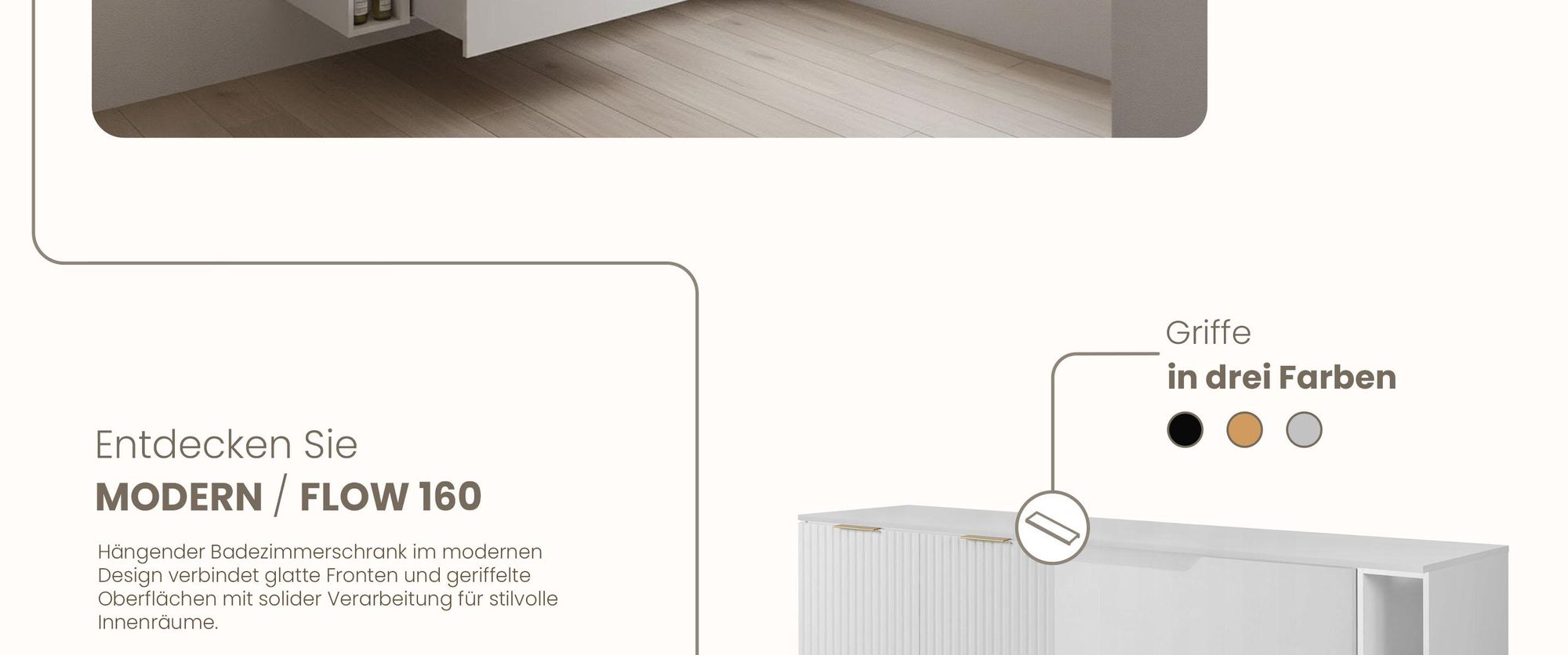 RODAN, Badmöbel, Badschrank, Badezimmermöbel, Badezimmer, MODERN, Waschbeckenunterschrank