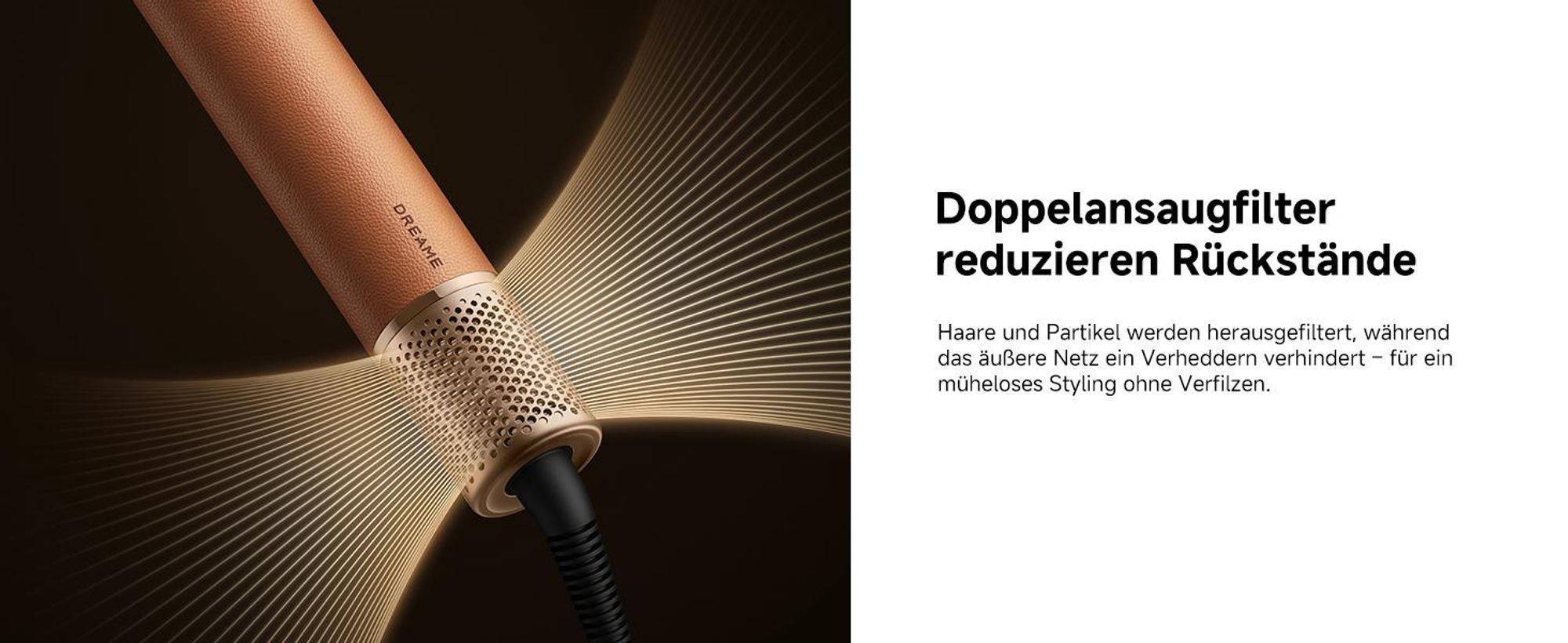 Dreame AirStyle Pro 2 ,7in1 Multistyler,Schnelltrocknend,2Lockenaufsätze,Volumen für das Haar,glättende Bürste,Kräusel Reduzierung,2026e Version,Braun