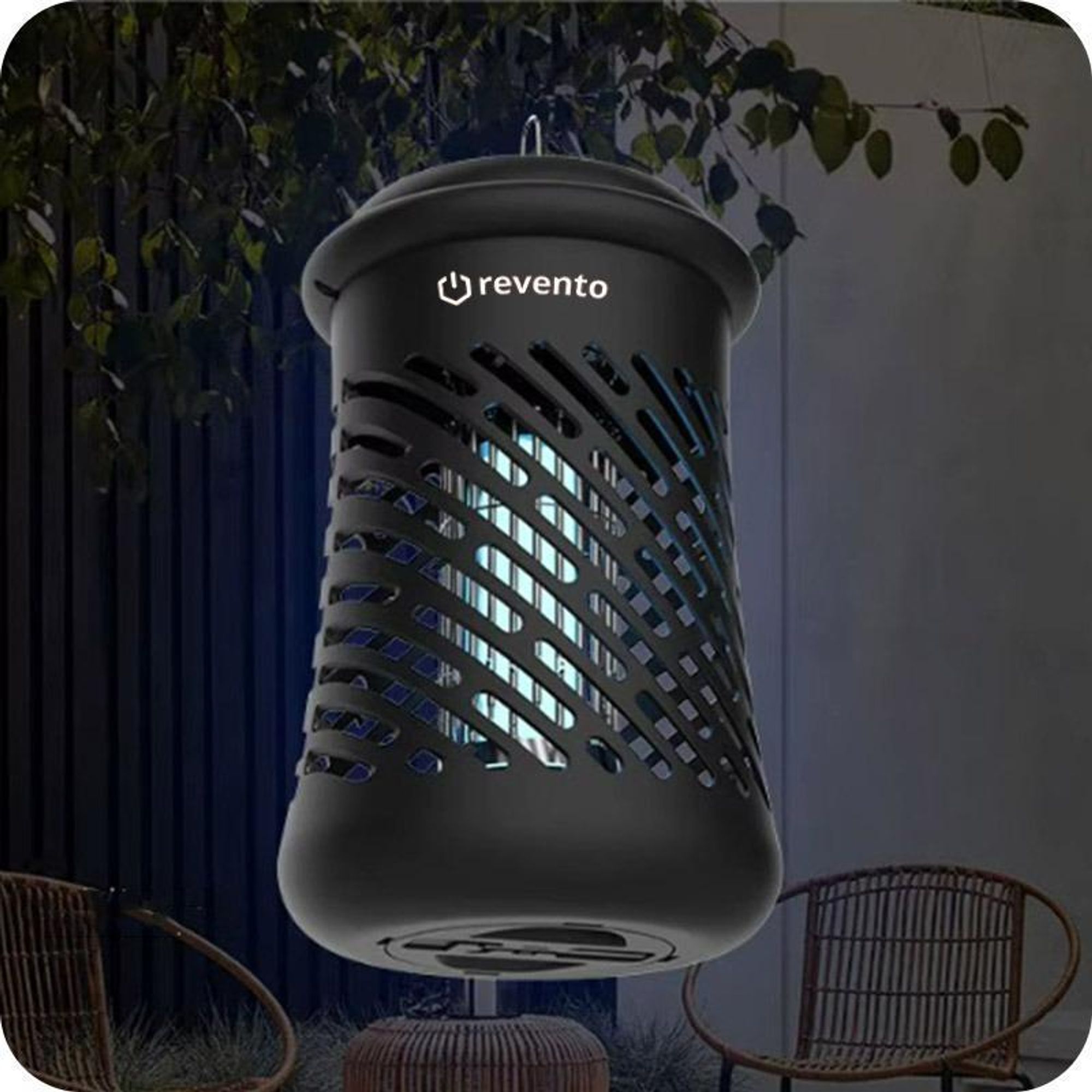 REVENTO® Elektrischer Insektenvernichter - Elektrisch Fliegenfalle Mückenfalle