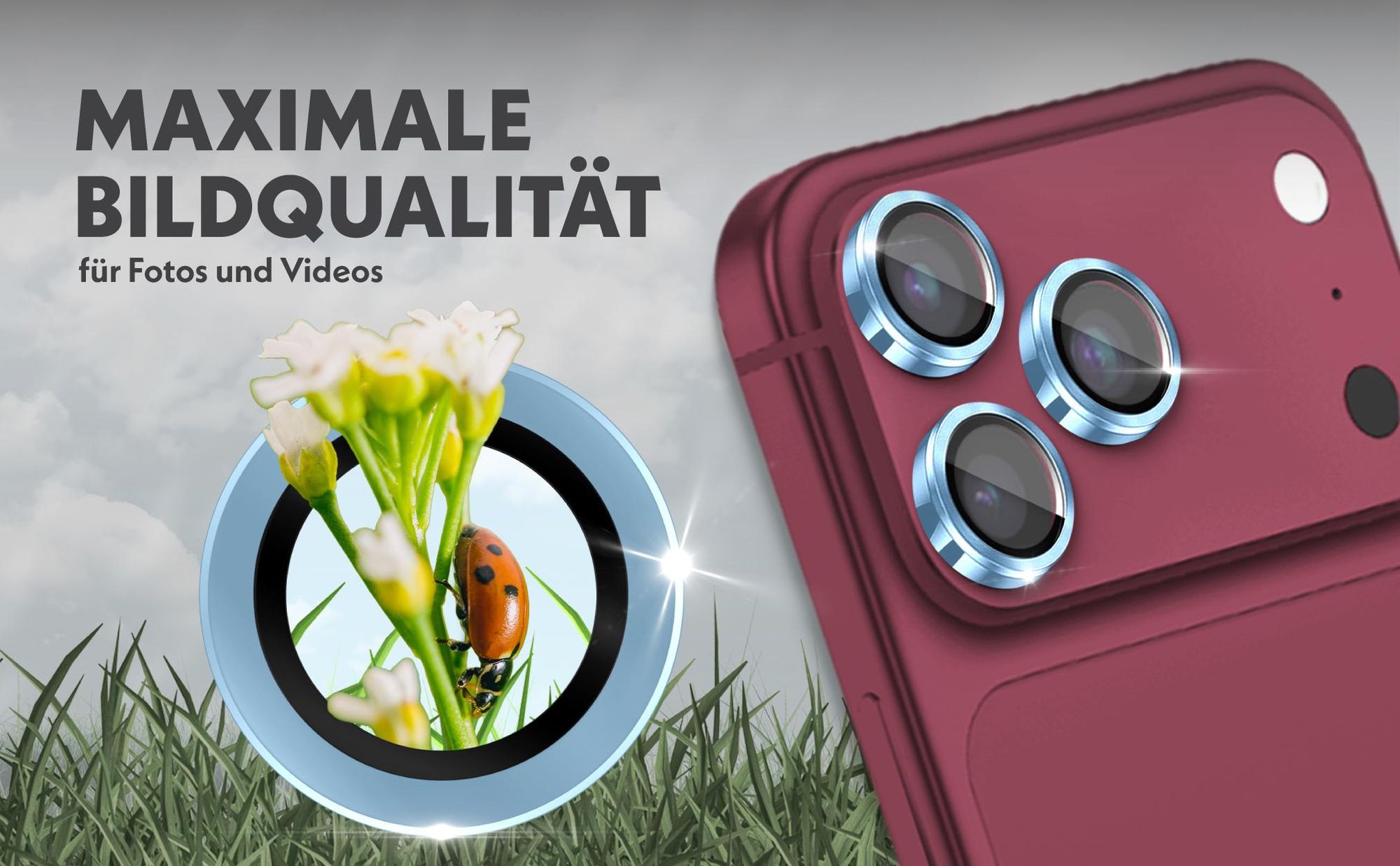 Kamera Linsenglas für Apple iPhone 18 Pro Max mit und ohne Schmucksteine