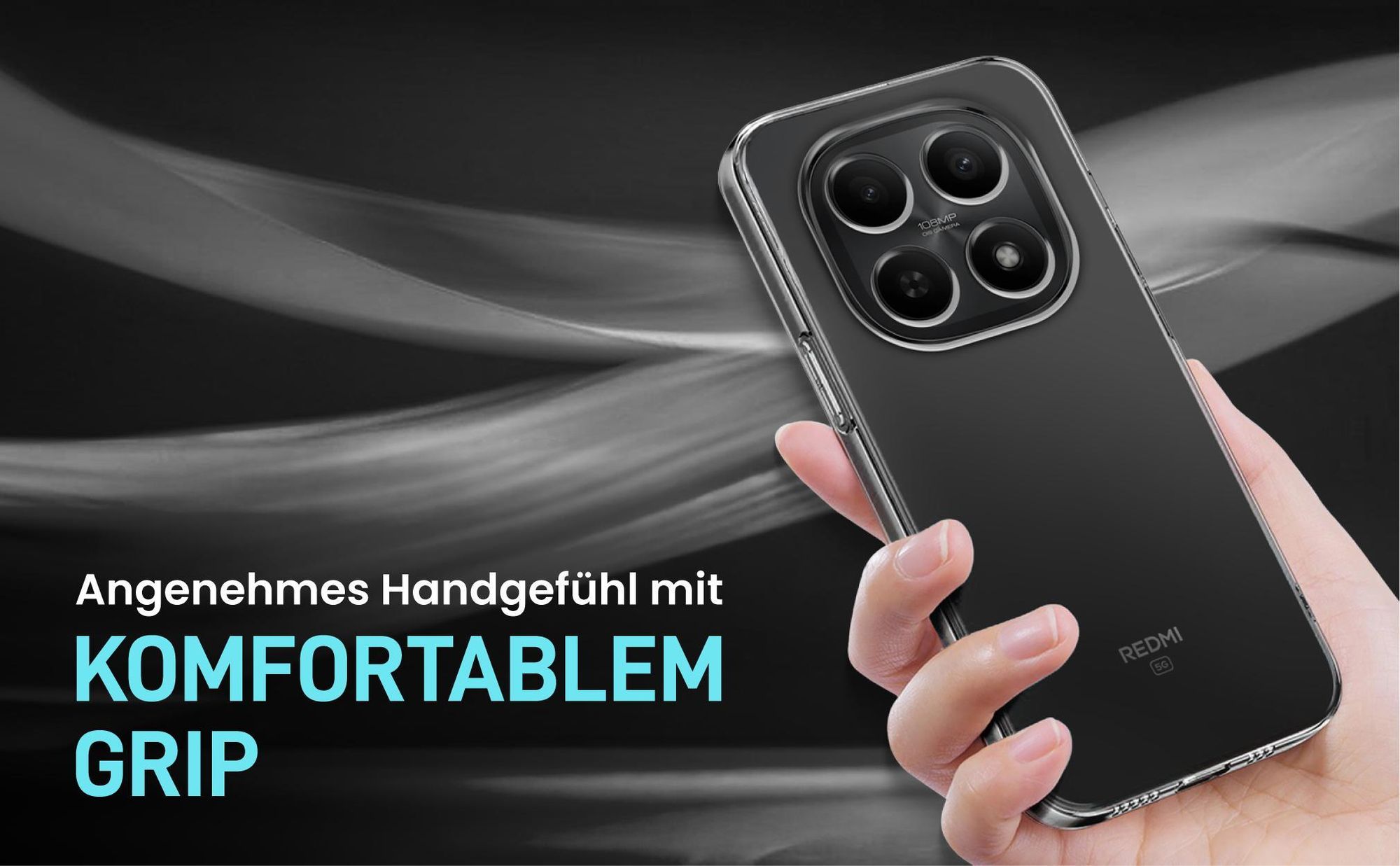 Case für Xiaomi Redmi Note 15 5G aus strapazierfähigem und schmutzabweisendem Material