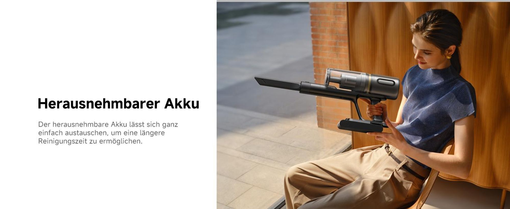 Dreame R20 Slim Kabelloser Akku Handstaubsauger,24.000Pa&190AW Saugkraft,Staubbeleuchtung,HEPA-Filterung,Anti-Verfilzungsbürste,Teppichreinigung,90Min