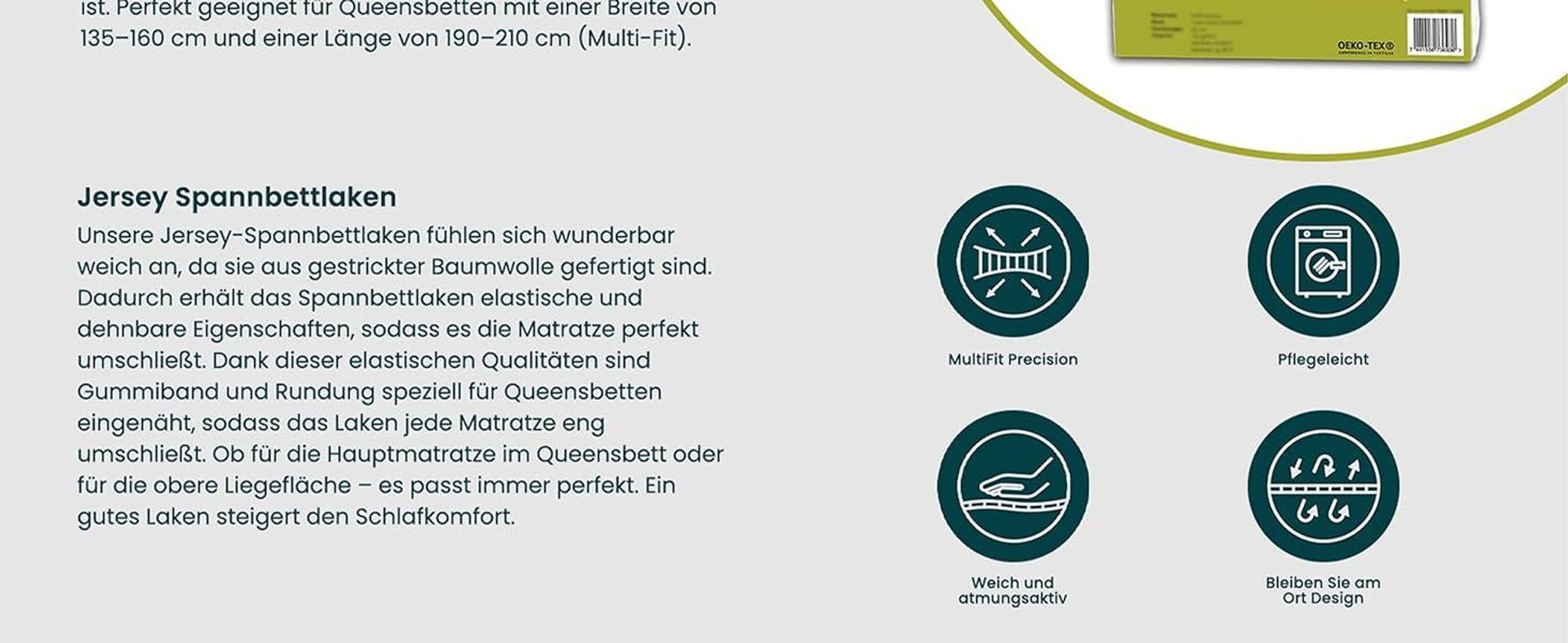 Wohnmobil in der Natur mit Spannbettlaken.