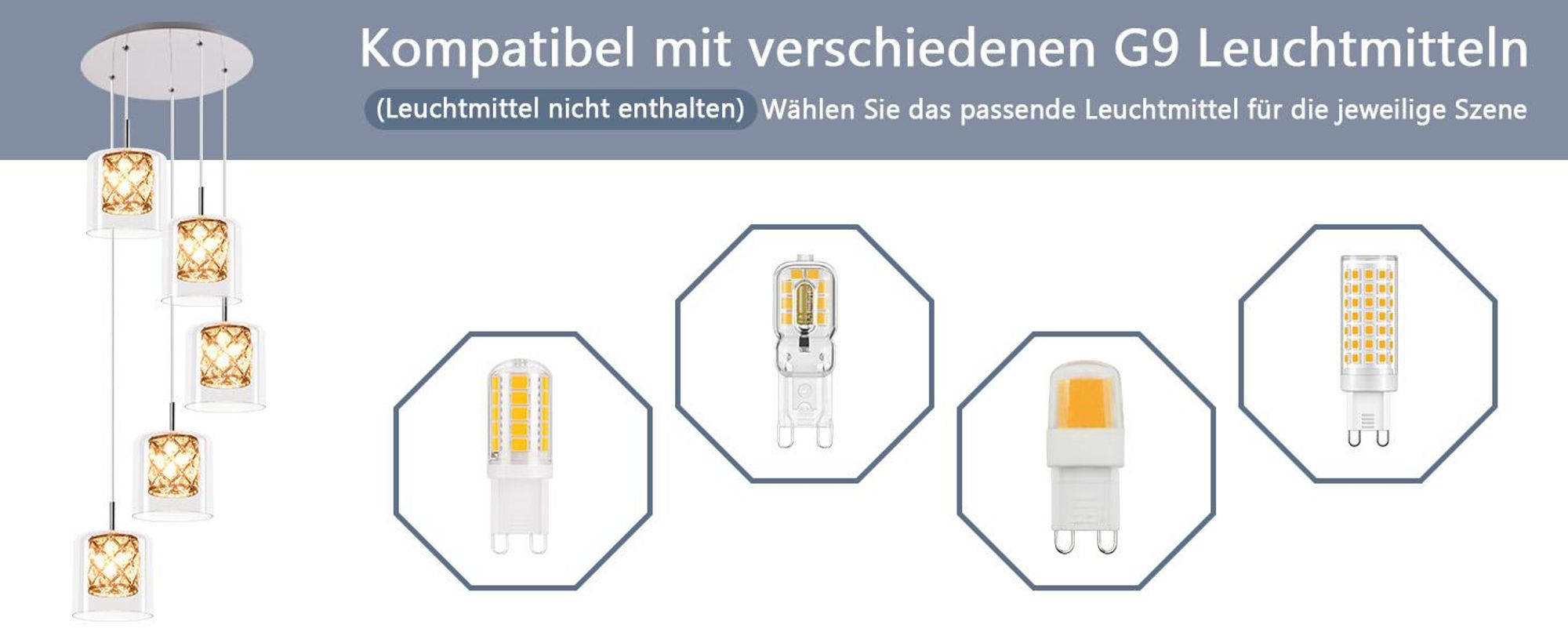 ZMH závěsné svítidlo 10 plamenů 230CM nastavitelná výška sklo křišťál schodišťové svítidlo jídelní lampa stylové obývací osvětlení domácí dekorace