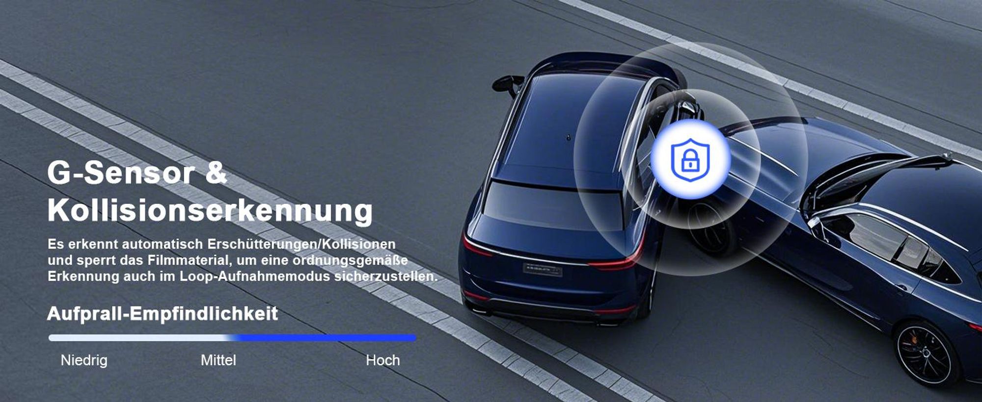 dashcam auto vorne und hinten 4K+1080P, Wi-Fi/APP Mini Dual Auto Kamera, 64GB,Parküberwachung, 170°Weitwinkel