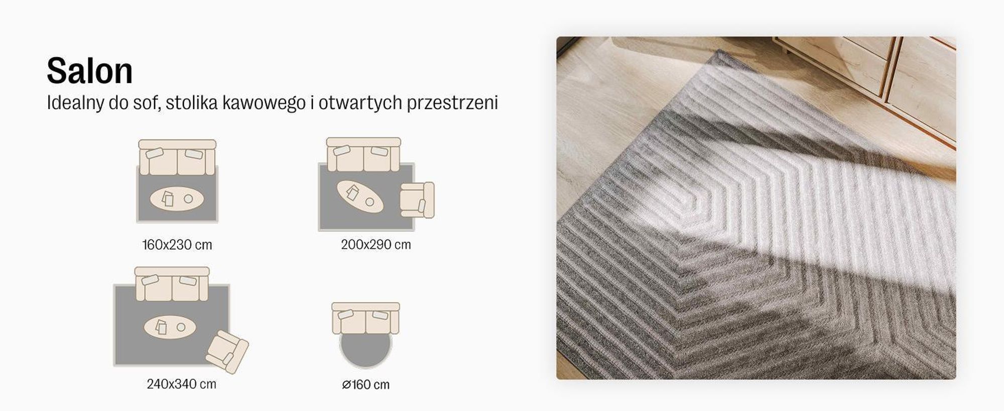 benuta dywan do salonu Leo Kremowy ø 160 cm okrągły dywan do salonu wzór krótki włos puszysty miękki