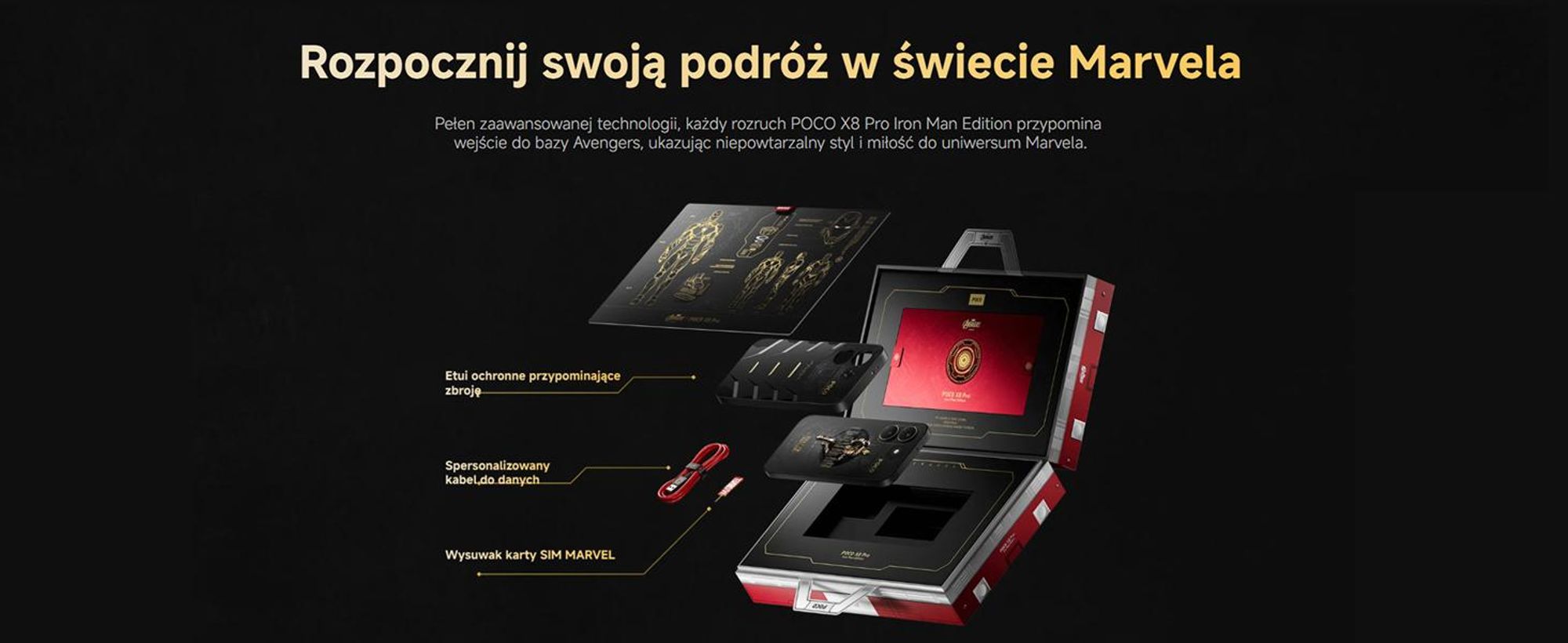 XIAOMI Poco X8 Pro 5G Smartfon 12GB/512GB 6,59" 6500mAh Iron Man Edition