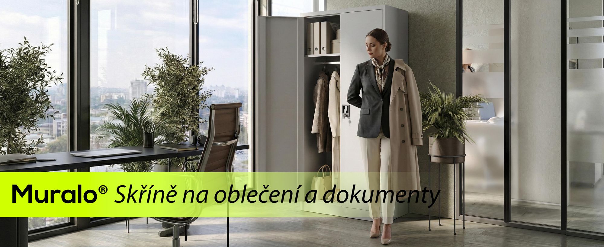 Muralo Sociální skříň z oceli VÍCEÚČELOVÁ SKŘÍŇ pro kancelář Ocelová skříň na dokumenty a spisy Světle šedá 90x45x185cm