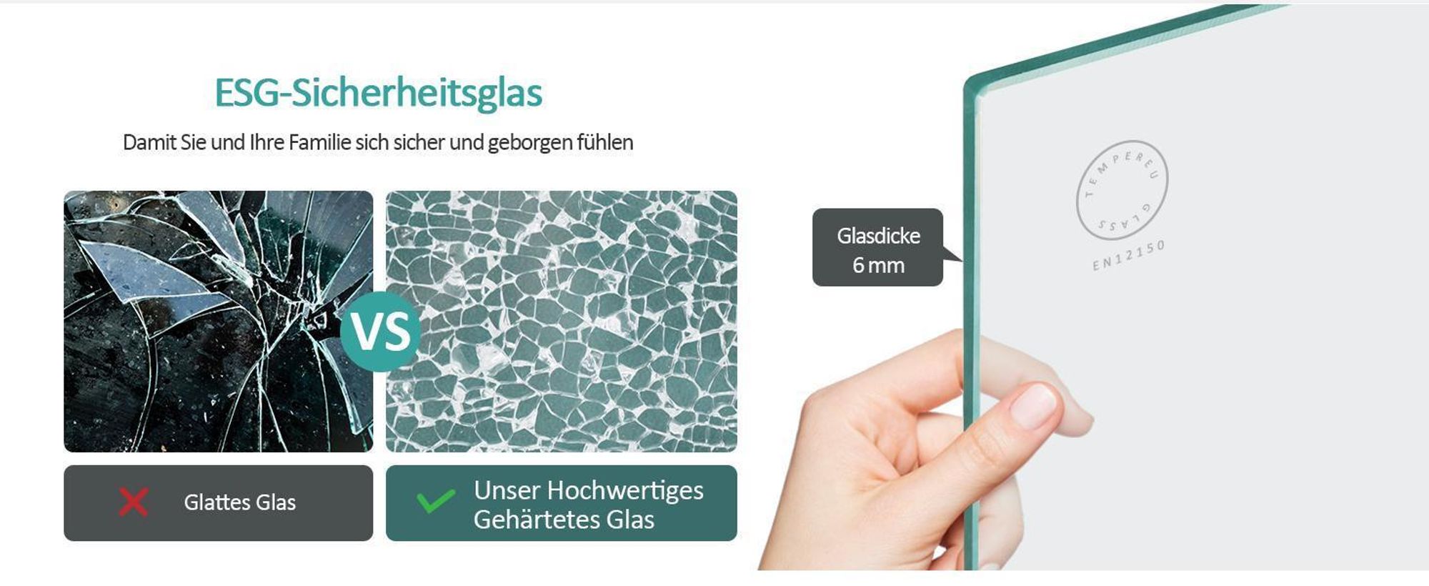 EMKE Duschkabine 90x90x195cm Eckeinstieg Dusche, Duschtür mit Seitenwand, Pendeltür Falttür 6mm ESG Nano Beschichtung Sicherheitsglas