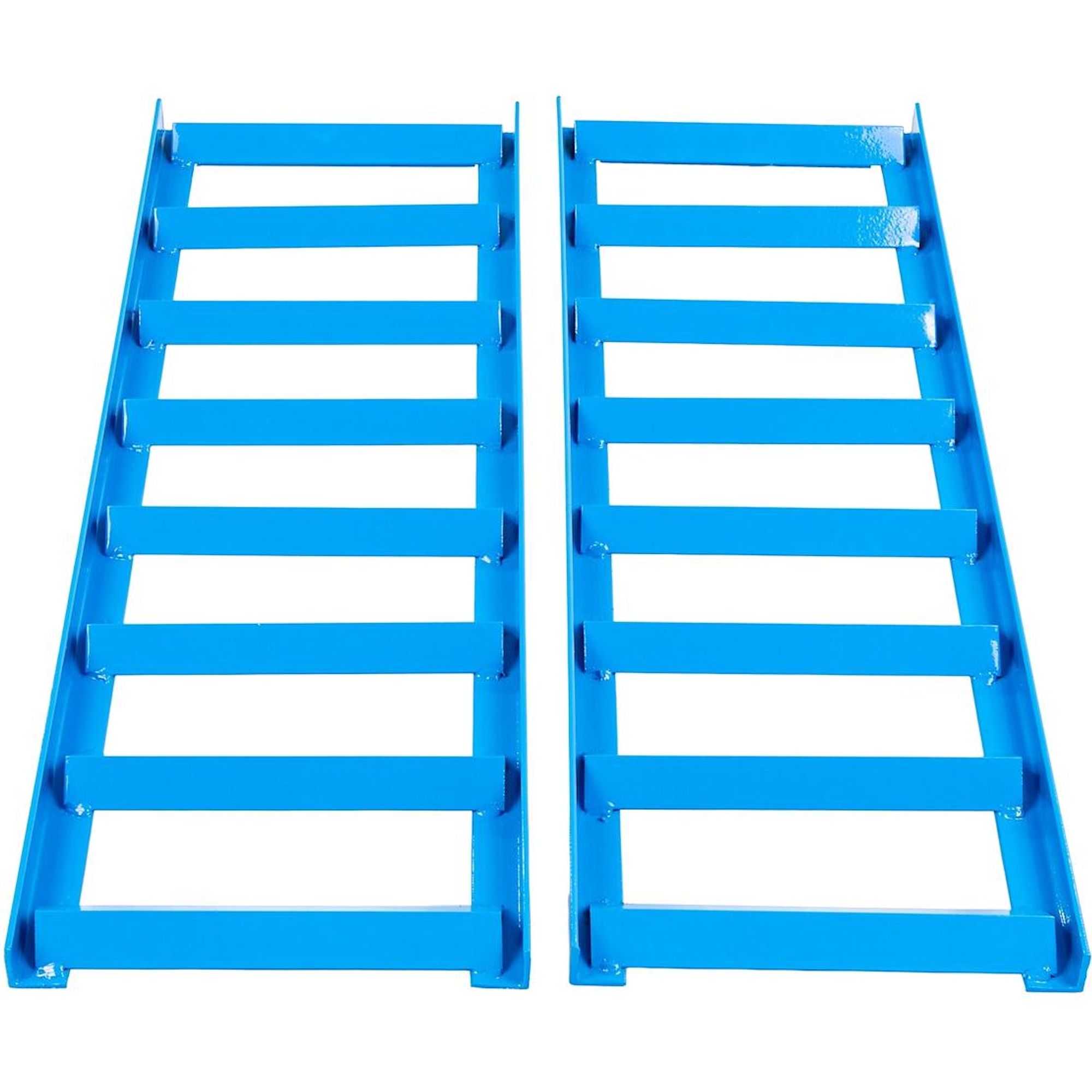 GEKO | Autorampenverlängerungen, 80cm, Stahlset, 2 Stück, Verlängerung für Auffahrrampen, für Autorampe, Verladerampe
