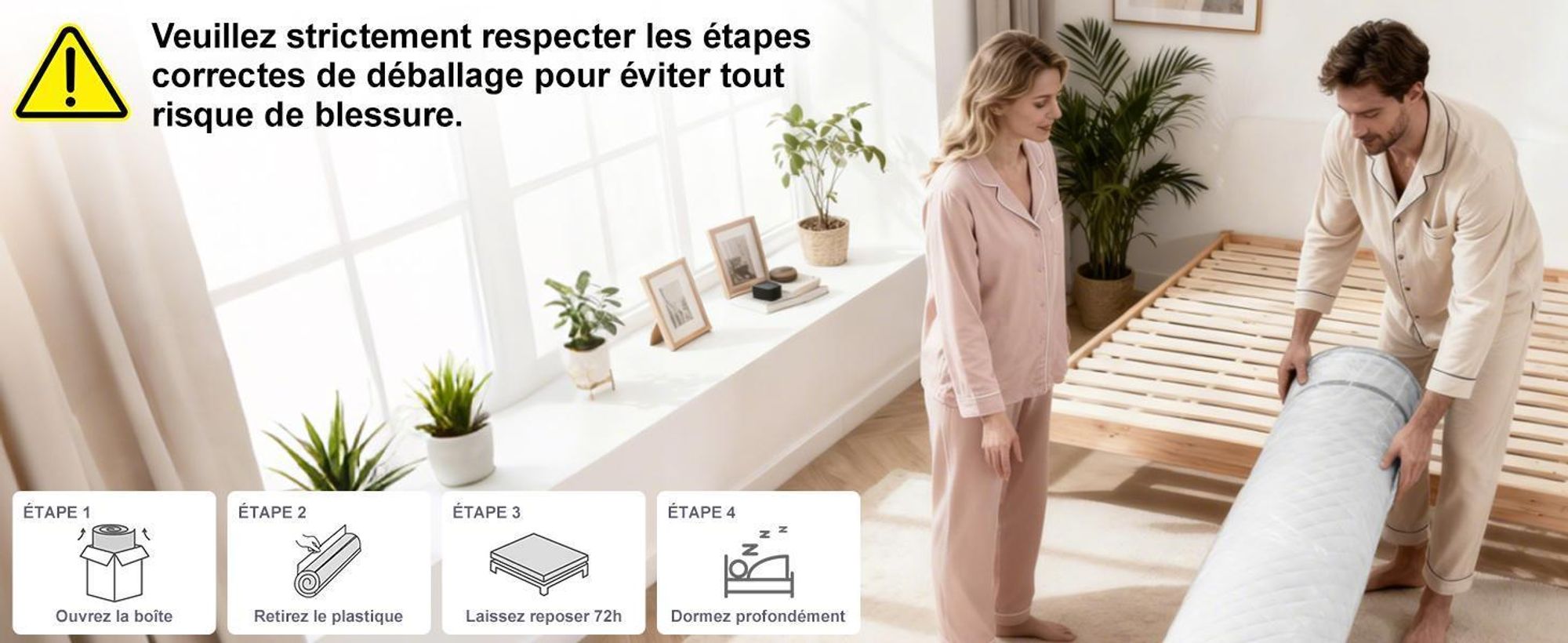 DEWINNER Matelas 140x200 | Epaisseur 22CM | Mousse à Mémoire de Forme | Matelas de Lit d'Adulte et d'enfant | Confort Cosy pour des Nuits Douces