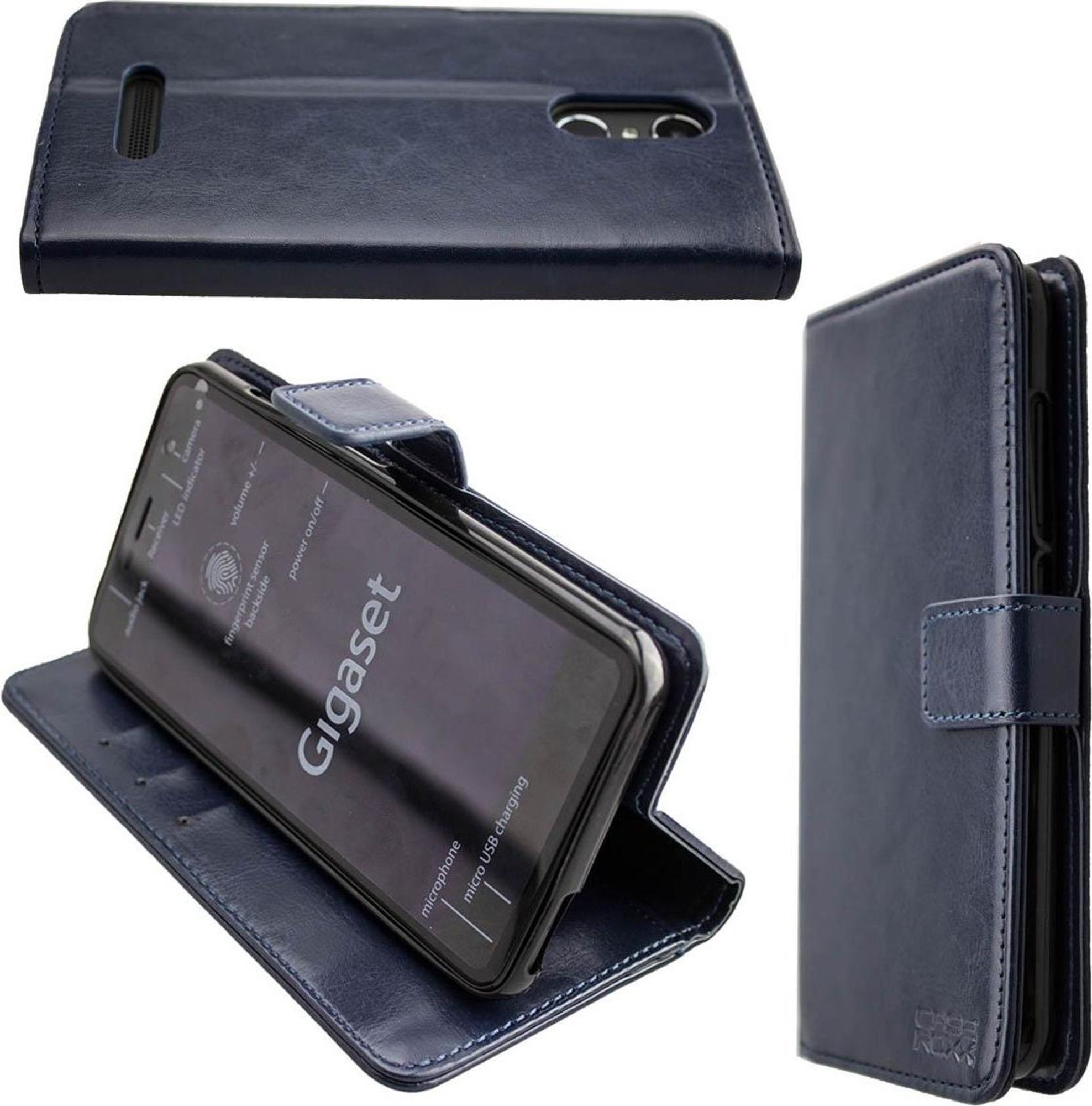 caseroxx Handy Hülle Tasche kompatibel mit Gigaset GS160 / GS170 Bookstyle-Case Wallet Case Bild 5
