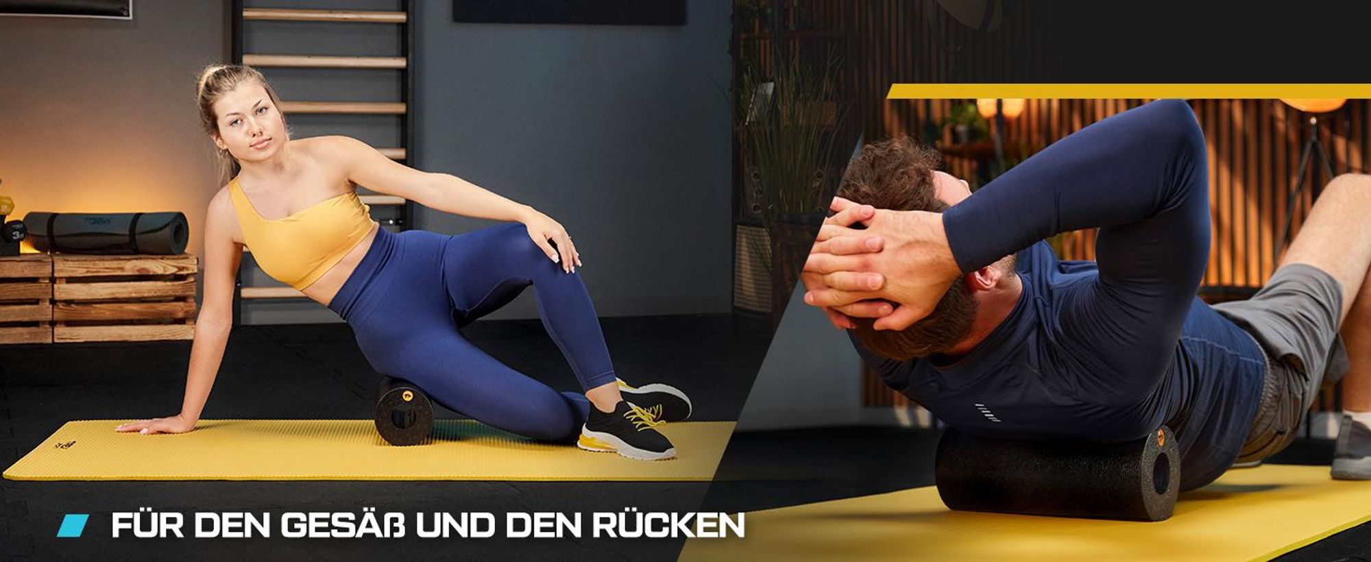 TREX SPORT Faszienrolle TX-033EPR | Massagerolle aus EPP-Schaumstoff, 33cm, leicht & stabil | Fitnessrolle für Rücken, Yoga, Ganzkörper-Selbstmassage