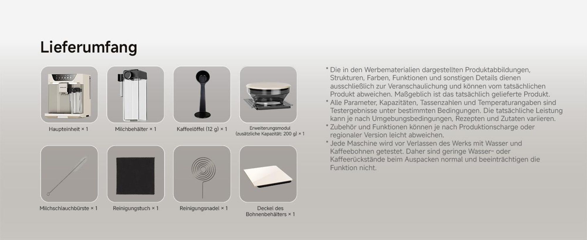 Dreame Ecceluxe™ Master FCM60 Espressomaschine,Intelligentes Mahlwerk,19 Bar,6 Getränke,92 °C Extraktion,abnehmbare Brüheinheit,Selbstreinigend,Creme