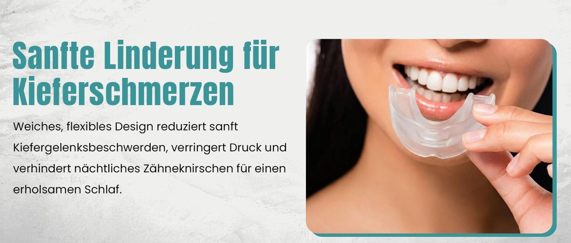 Perfekt-Schlafen24® 2-in-1 Schnarchschiene Gerät – Zahnschiene Knirschen Schnarchstopper|Schiene Knirscherschiene für Nacht| Schnarchen Stopper Zahnschutz|AufbissschieneGegen Schnarchen