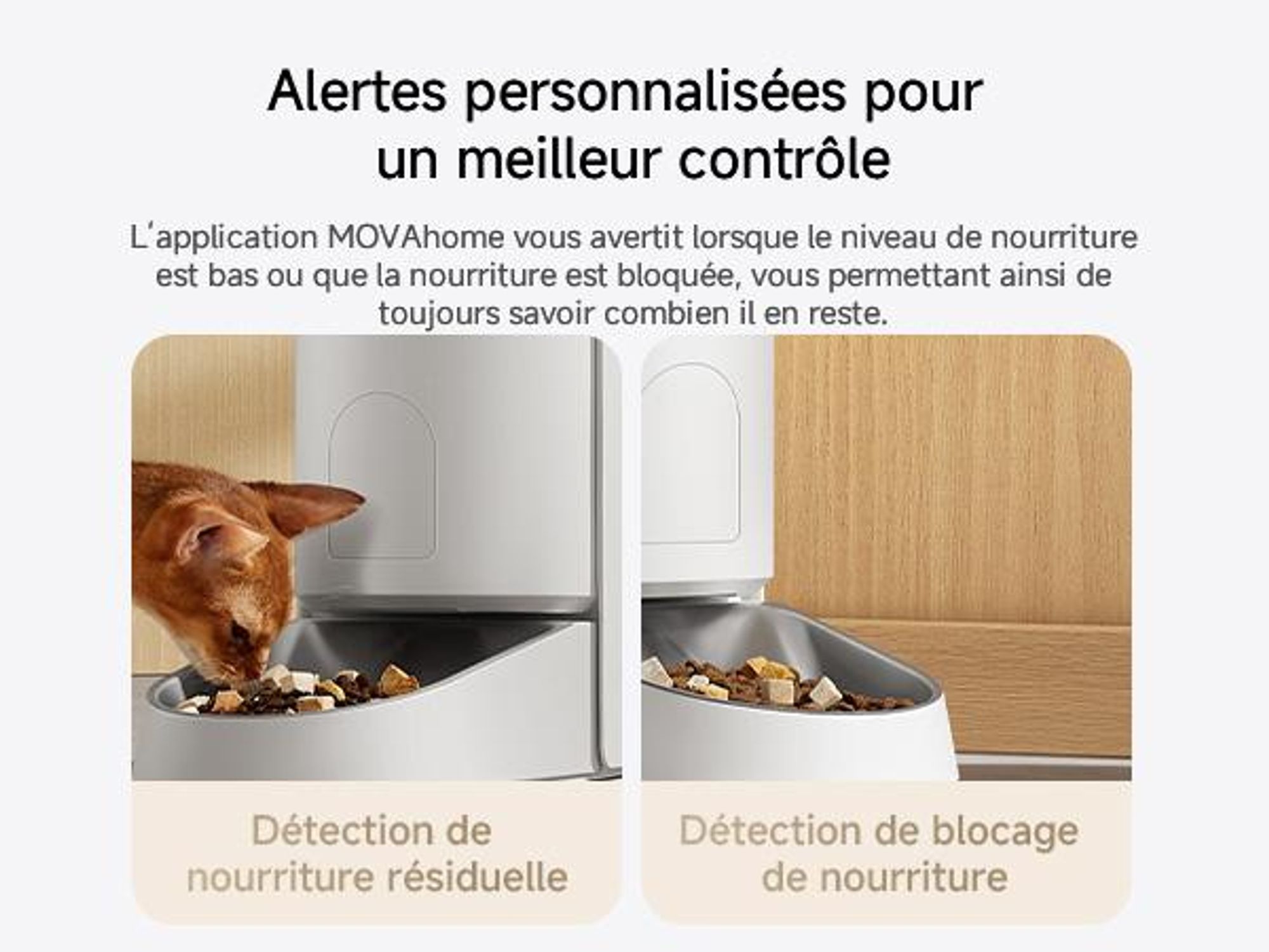 MOVA LR10 Prime Bac à litière automatique blanc, 110 L d’espace intérieur, jusqu’à 15 jours de nettoyage autonome, double système anti-odeurs, 12 disp