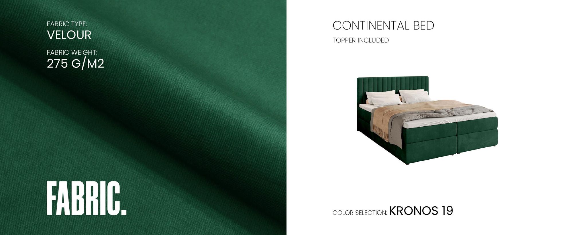 BroMARKT Boxspringbett DREAM mit 2 Bettkasten, Bonell-Matratze, Polsterbett, Bett (Schwarz, Kronos 7, 180 x 200 cm)