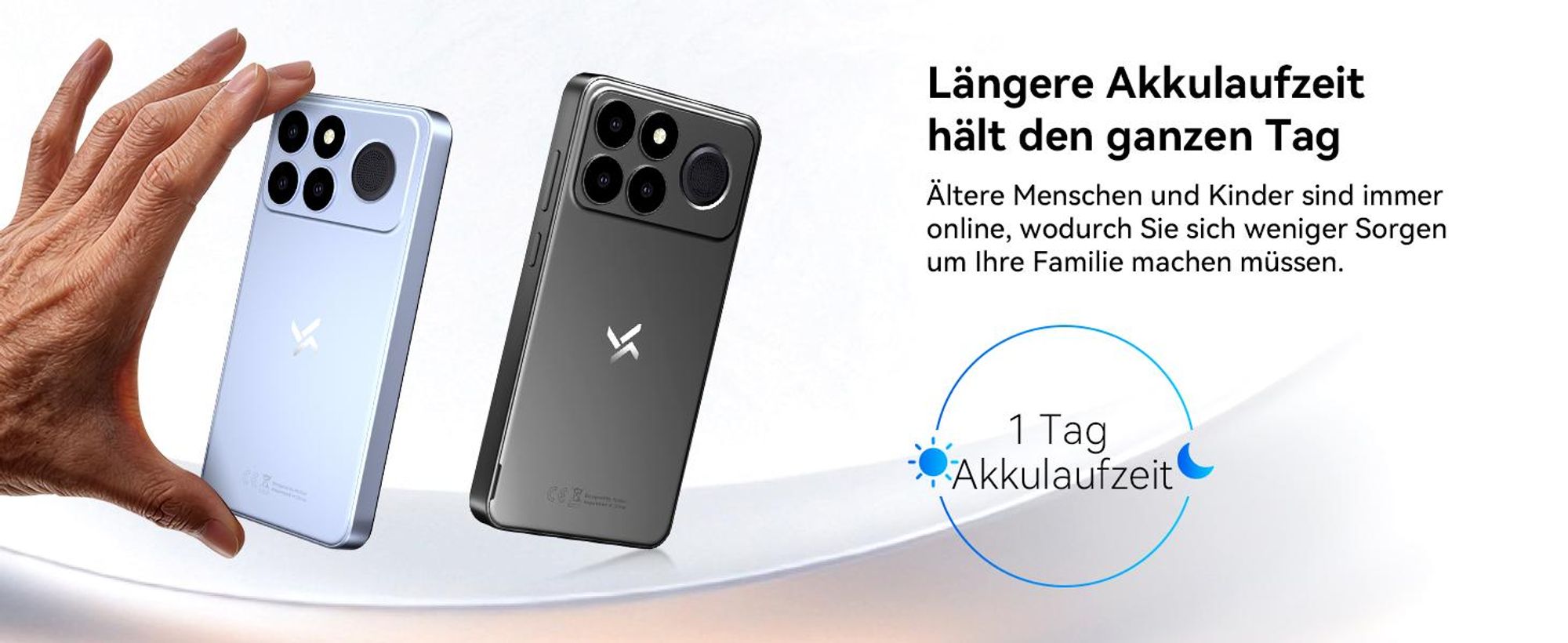 2026 NOTE 10 Ohne Vertrag 4G Seniorenhandy, 2900mAh, 12+32GB/512GB, Face ID, Geschenk, kratzfest, Augenschutz, Einfach zu bedienen