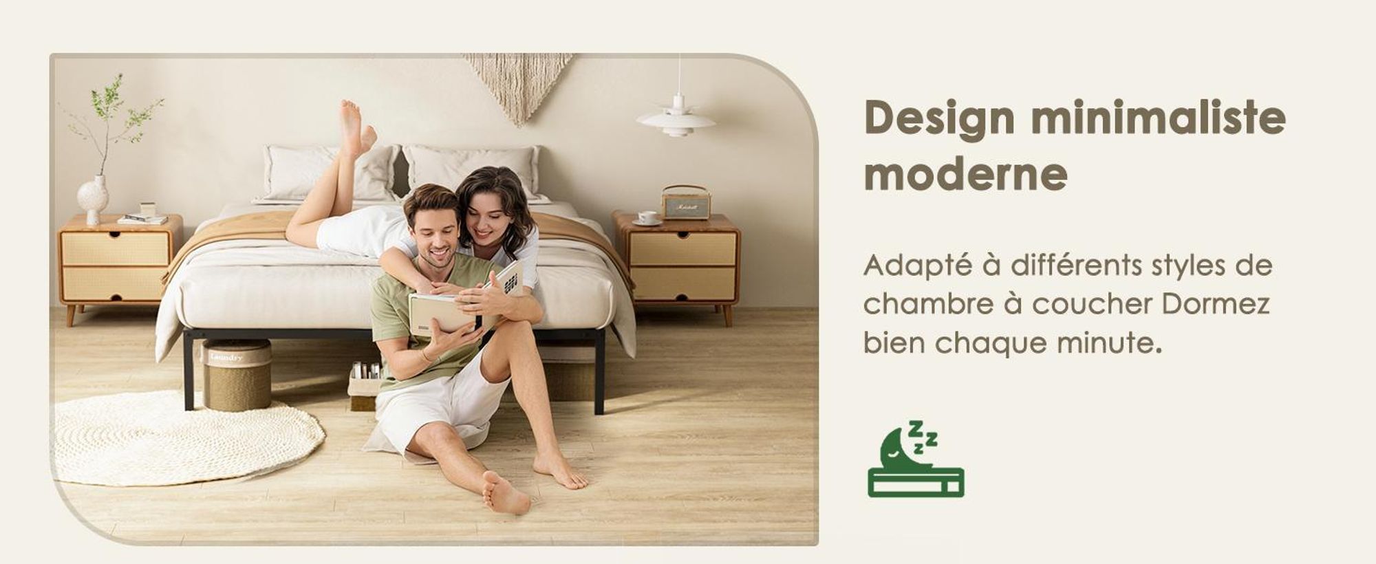 TEENO Sommier 90x190, Sommiers à Lattes avec 6 Pieds pour Adulte, 13 Lattes, 26 cm de Hauteur, Cadre de Lit 90x190 avec Sommier, Lit 1 Personne