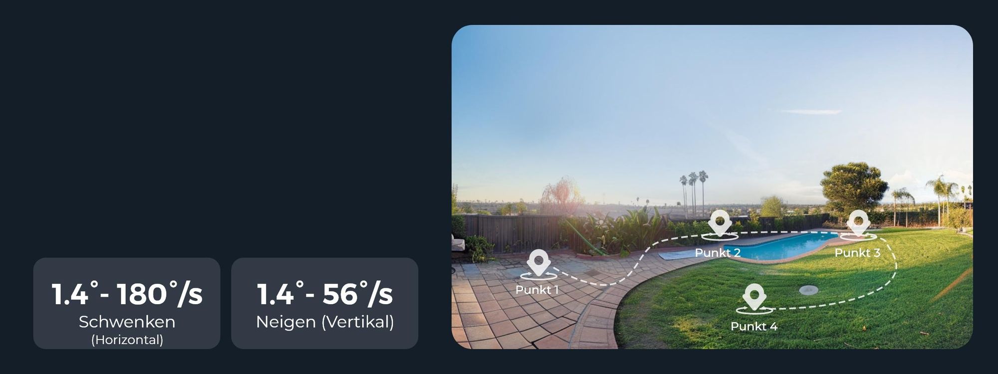 Reolink RLC-823S2, 4K 8MP PTZ PoE Überwachungskamera, 16X Optischer Zoom, 360° Abdeckung, Auto-Tracking, Farbnachtsicht, Smarte Erkennung, IP66