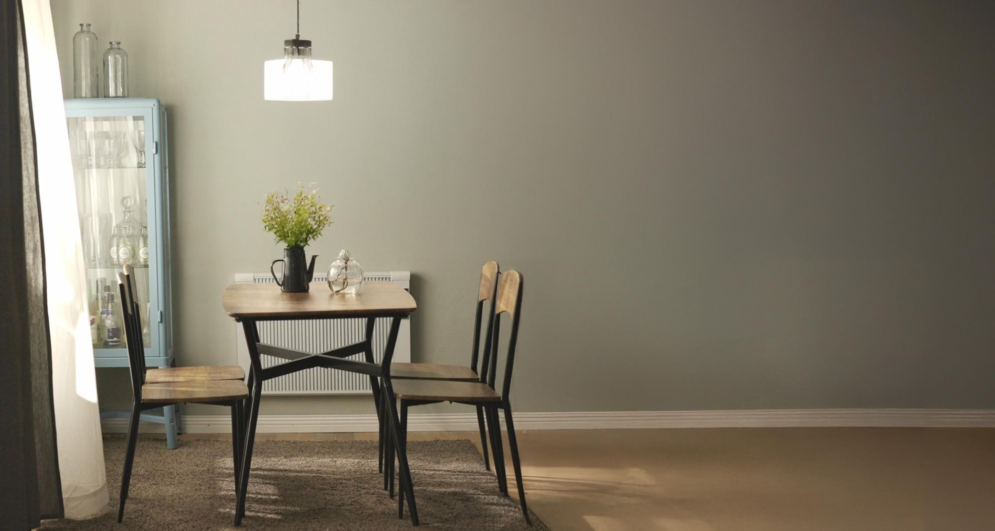 SoBuy Essgruppe Esstisch Set 3-teilig Bartisch mit 2 Stühlen, platzsparendes Küchentisch Set für Esszimmer Balkon Garten Kompakt Modern FWT50-WN