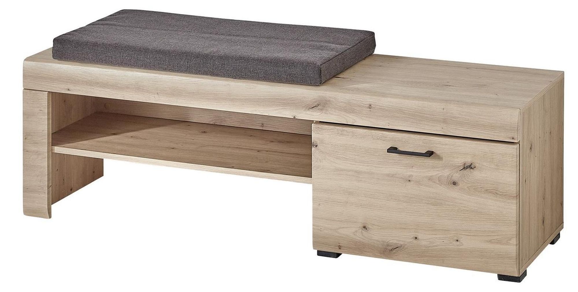 Wally I von freiraum – Garderobenbank mit Stauraum und Softclose-Funktion