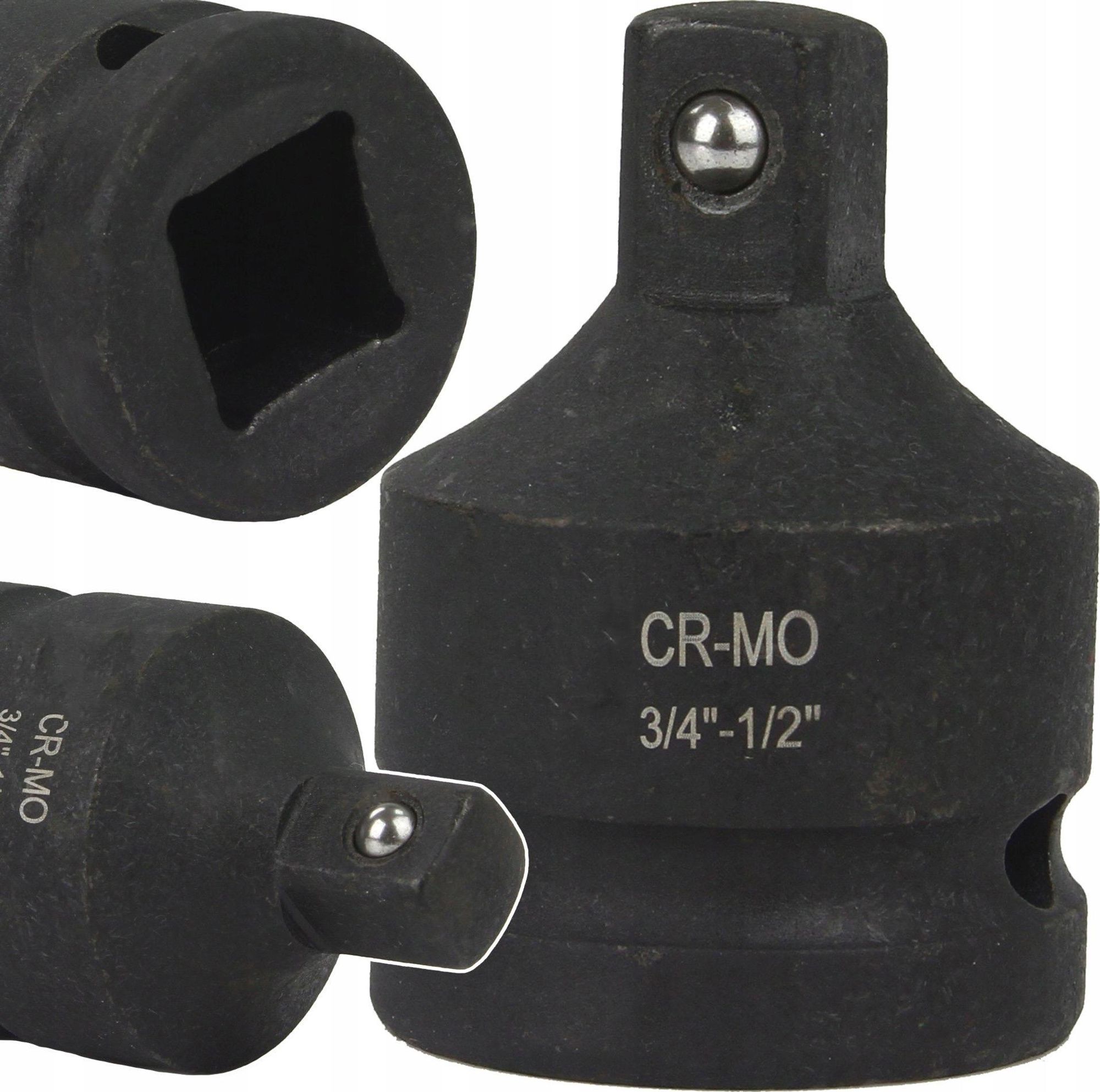 FORSAGE | Schlagadapter, 3/4'' - 1/2'', Reduzierstück Stecknuss, Vierkantantrieb Innengewinde, Vierkantantrieb Außengewinde