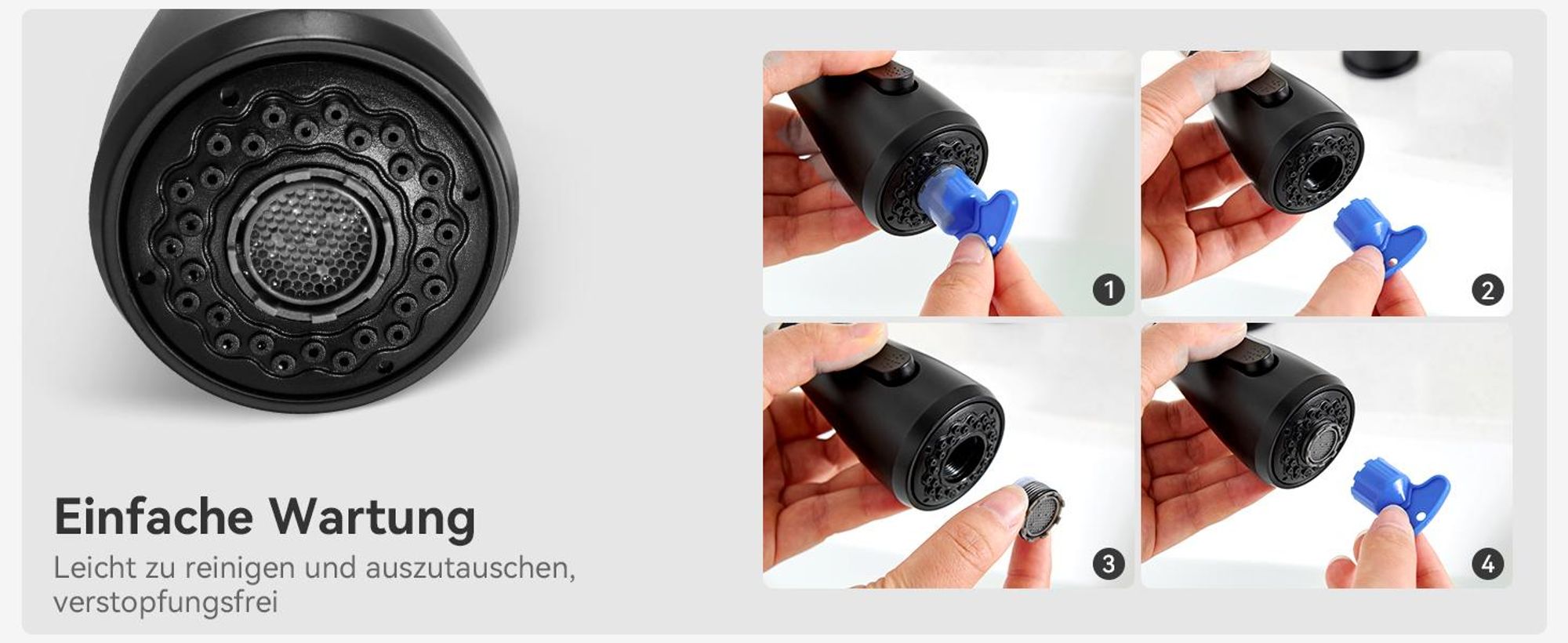 Küchenspüle 50x45 cm mit Niederdruck ausziehbarem Wasserhahn, schwarze edelstahlspüle Set, Spülbecken mit Niederdruckhahn, Einbauspüle, Cecipa max