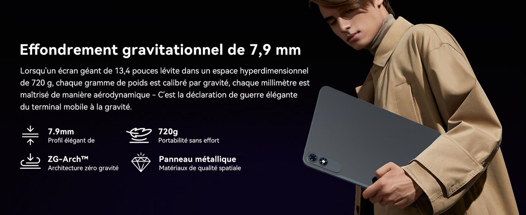 Tablette Android 16 T60Pro de 13,4", 24GB(8+16)+256GB/2TB TF, batterie de 10000 mAh, écran 2K InCell/120Hz/5G WiFi, livrée avec une coque, une souris, un clavier, et un casque filaire