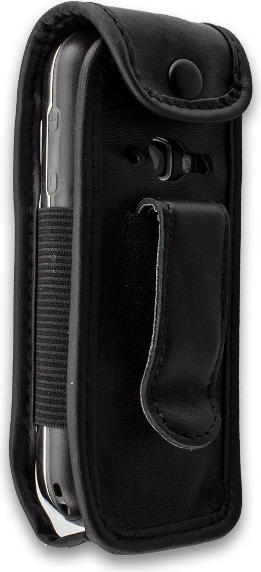 caseroxx Ledertasche mit Gürtelclip kompatibel mit Nokia 3720 aus Echtleder, Tasche mit Gürtelclip und Sichtfenster  Bild 2