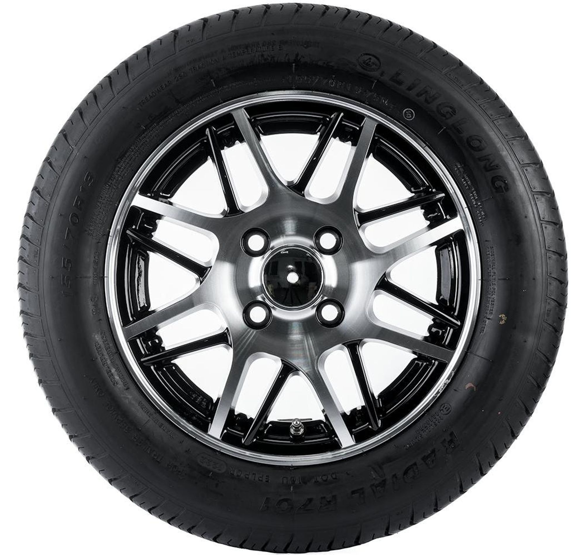 UNITRAILER Anhängerrad 155/70 R13 mit Alufelge für leichte PKW-Anhänger