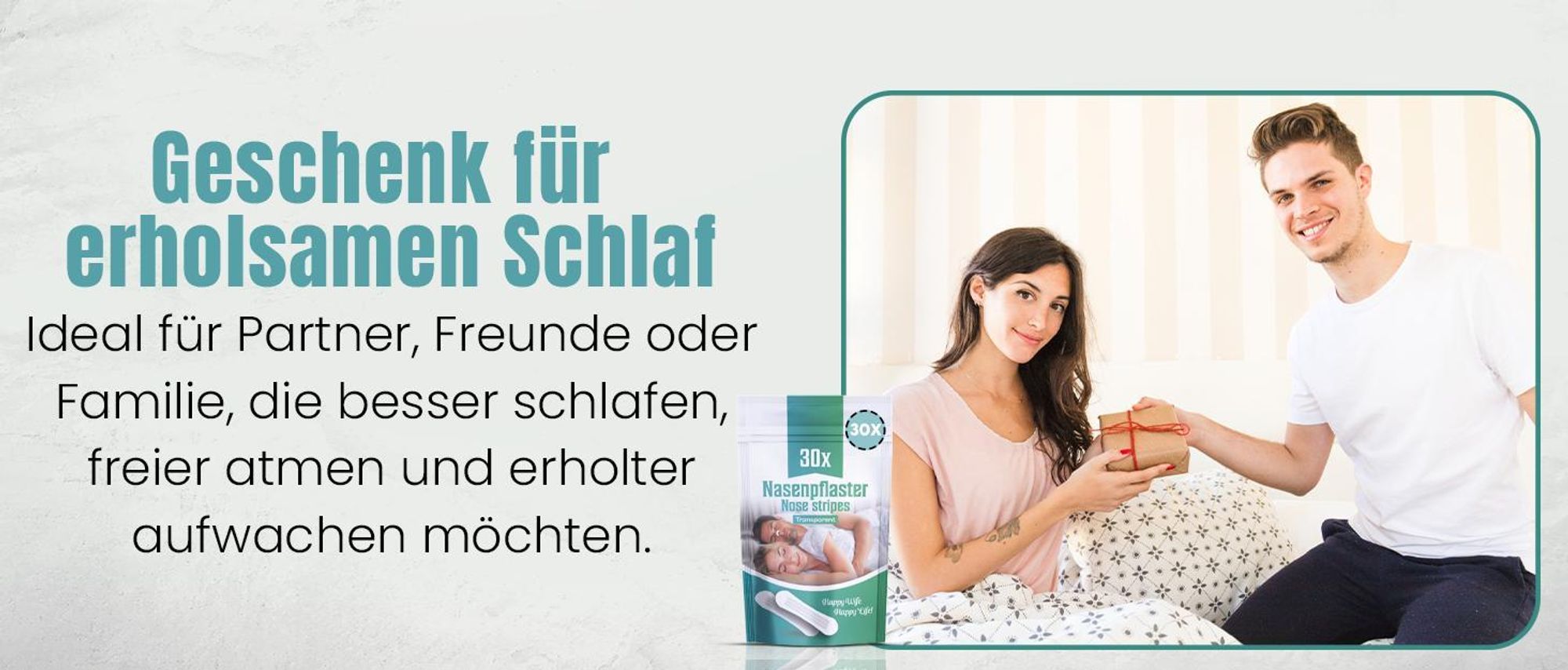 Perfekt-Schlafen24® 30x Stück Nasen Stripe Reduzieren | Natürliche Schlafpflaster für die Nacht | Hautfreundliche SchlafunterstützungSchnarchen