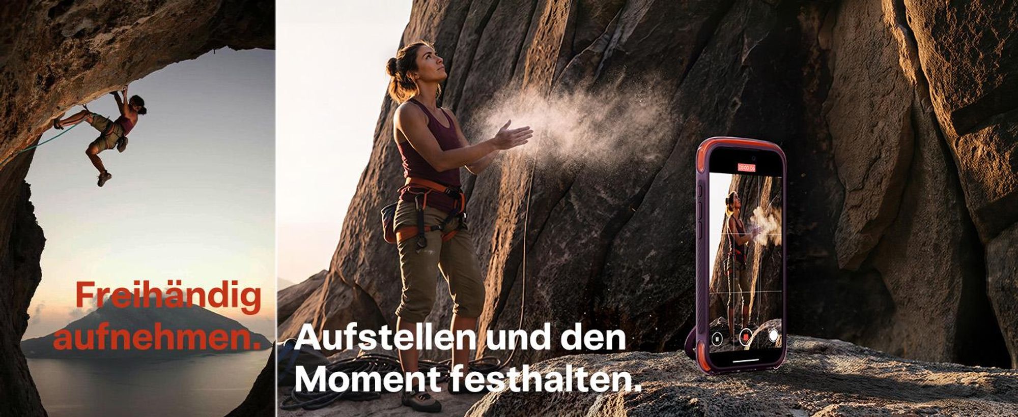 TORRAS Ostand Q3 Air Pro Hülle für iPhone 18 Pro Max Handyhülle Graphite Core Dual‑Airbag‑Schutz 360° Aluminium‑Ständer MagSafe Anti‑Fingerprint Weiß