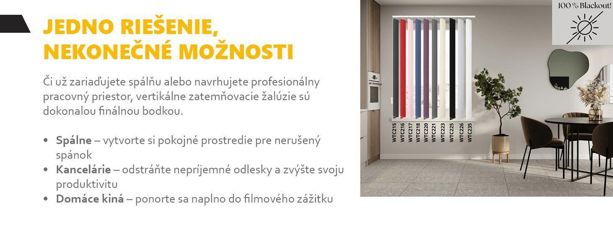 Time4blinds - Zatemňovacie vertikálne žalúzie - 140x180 cm - Béžová