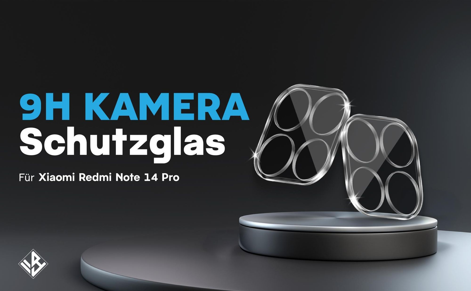 2er Set Kameraschutzglas für Xiaomi Redmi Note 14 Pro in 9H Härte