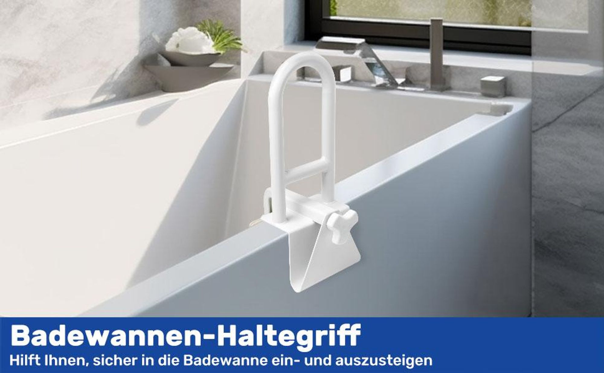 Einstiegshilfe für Badewannen, badewannen einstiegshilfe für senioren, badewannenhaltegriffe Badewannengriff mit Verstellbarer Breite, bis zu 136 kg