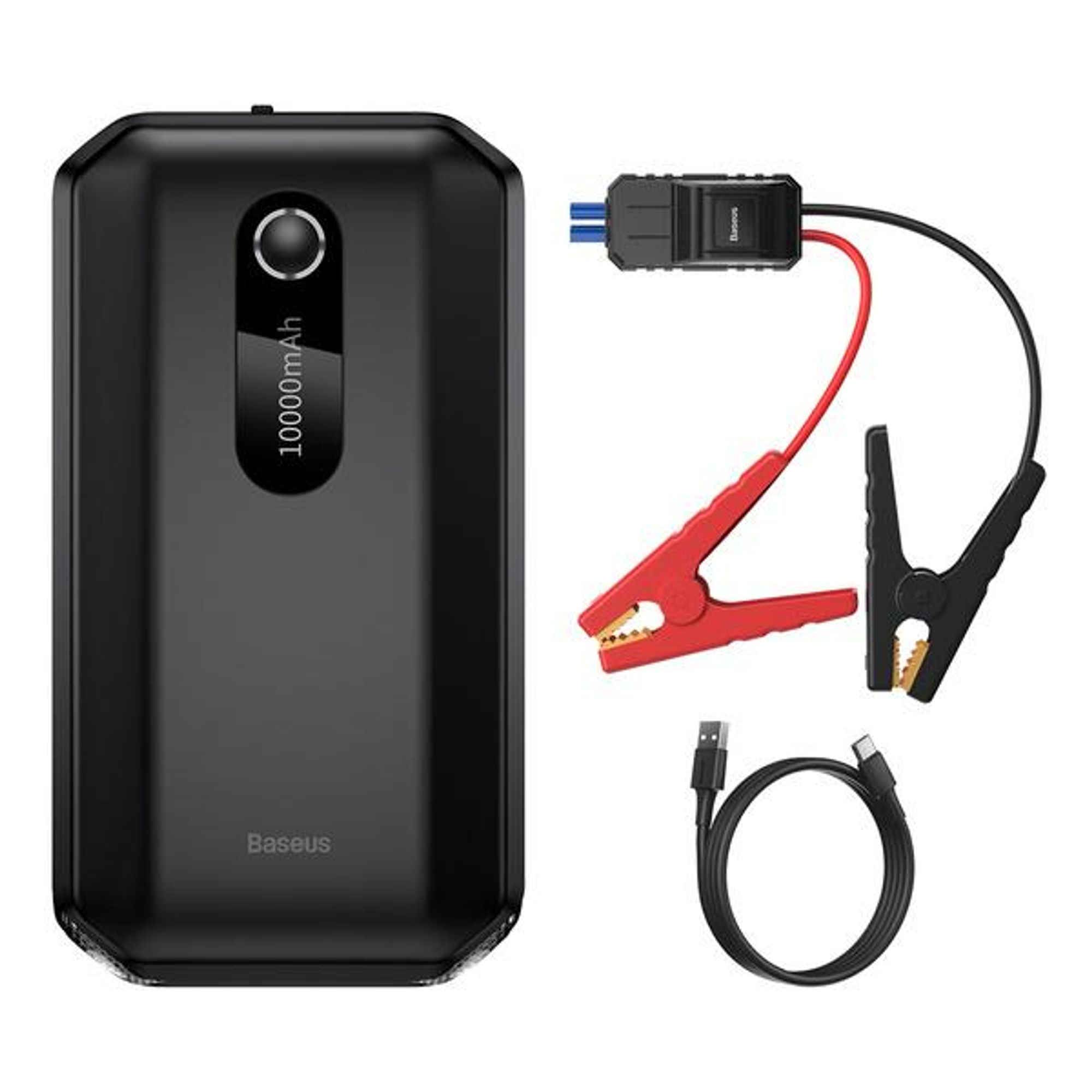 Baseus Super Energy Auto-Starthilfe 10000mAh, 1000A, USB (schwarz)