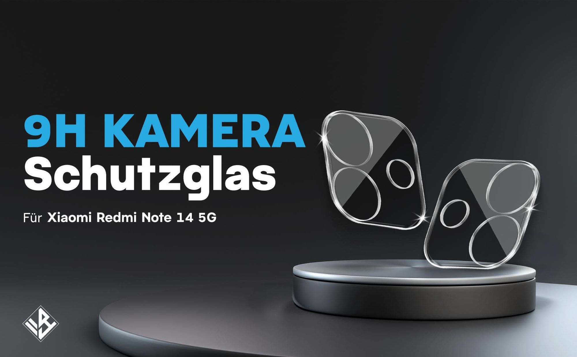 2er Set Kameraschutzglas für Xiaomi Redmi Note 14 5G in 9H Härte