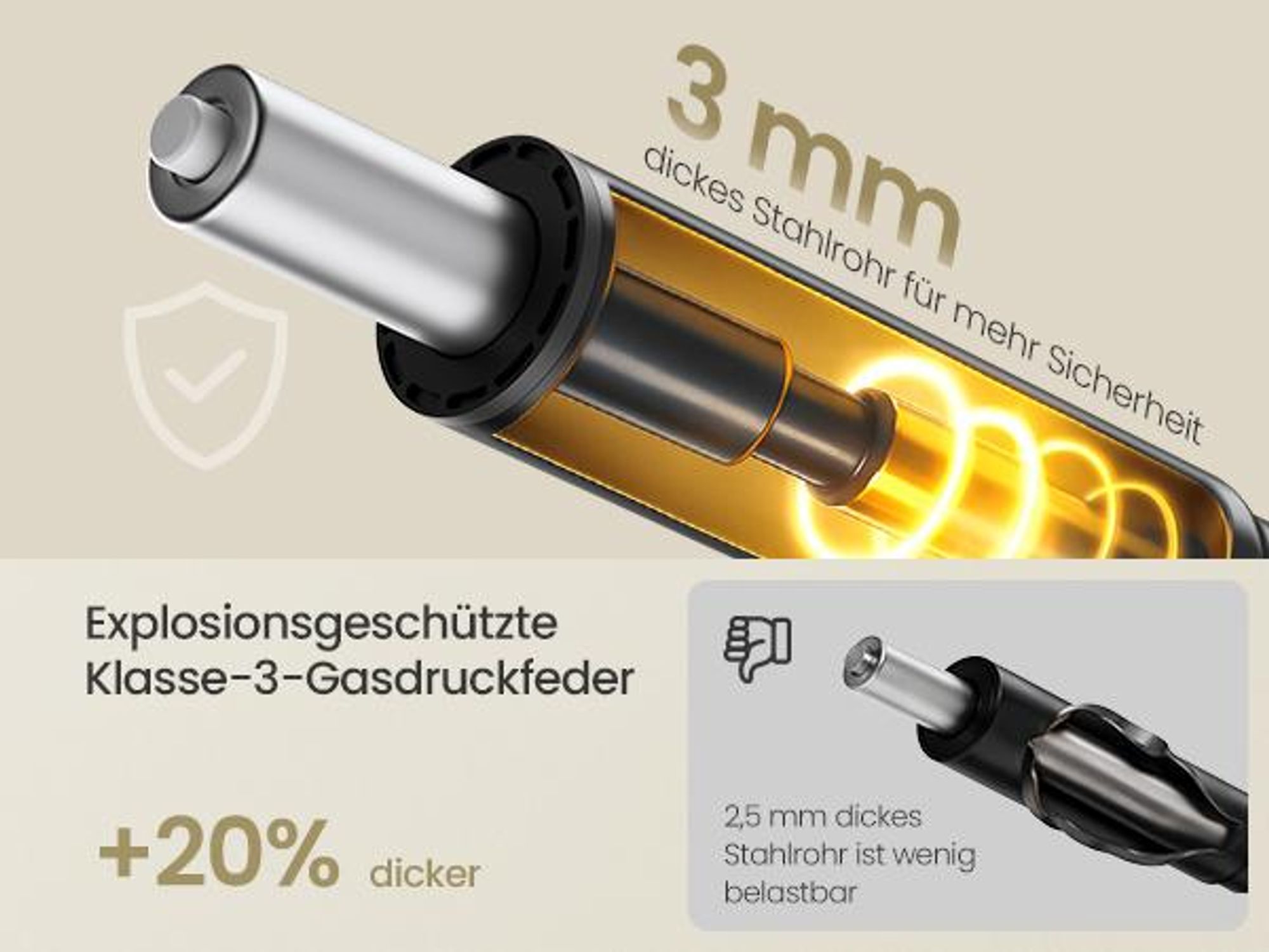 SONGMICS Bürostuhl ergonomisch, Schreibtischstuhl, Drehstuhl mit Mesh, gepolsterte Lendenstütze, Wippfunktion, 53 cm große Sitzfläche
