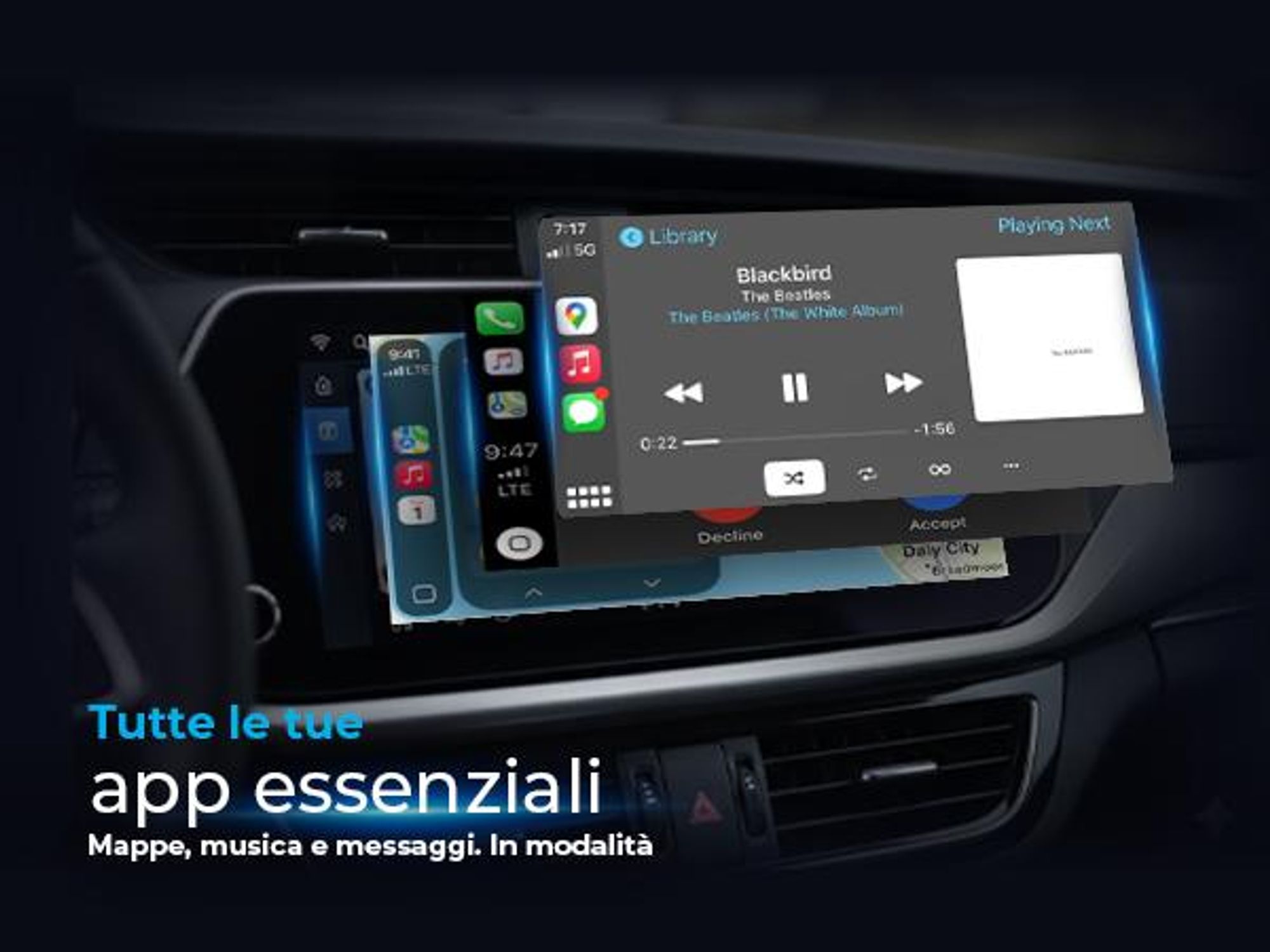 AutoSky Wireless CarPlay & Android Auto AI Box Lite – Wireless con Netflix e YouTube
