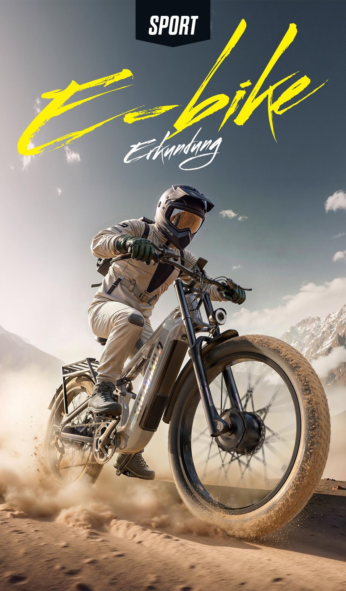 SHENGMILO S600 PRO, elektrische fatbike met dubbele motor, 2000W, 48V 25Ah, 160 N·m, maximaal draagvermogen 150 kg