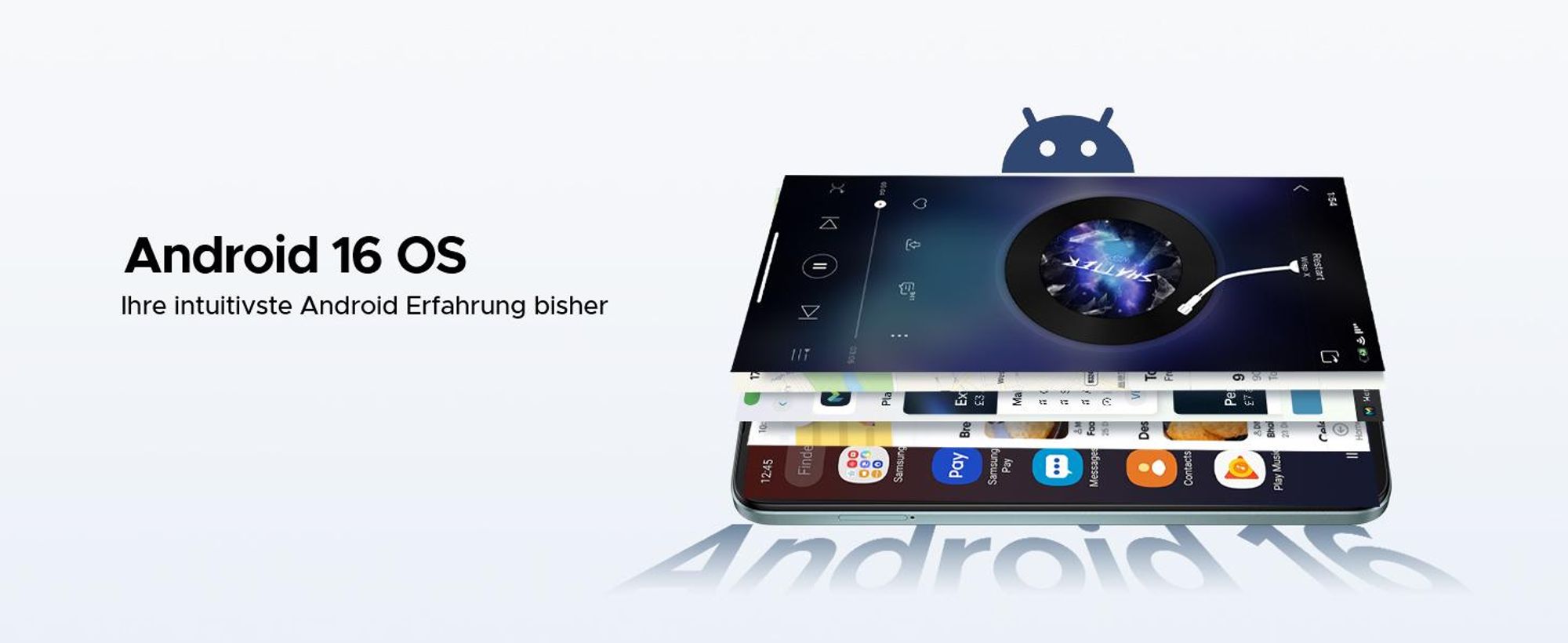 DOOGEE Note56 Pro Smartphone Handy, Android 16, 6,56" 90Hz, 6150mAh Akku, 32GB RAM+128GB ROM, 4G Dual-SIM, 13MP, NFC, Fingerabdruck, Gesichtserkennung